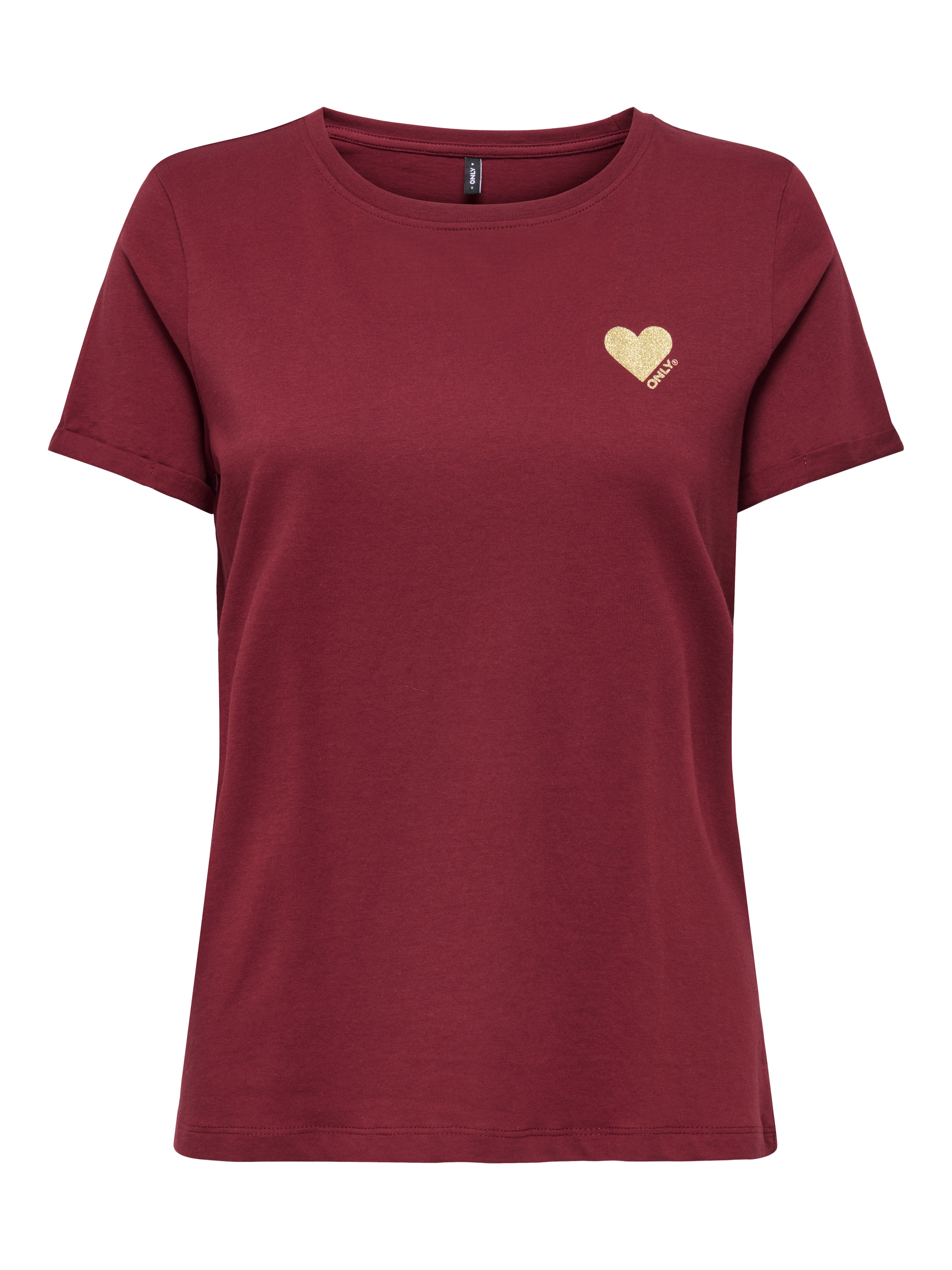ONLY Kurzarmshirt »ONLKITA S/S LOGO TOP NOOS«