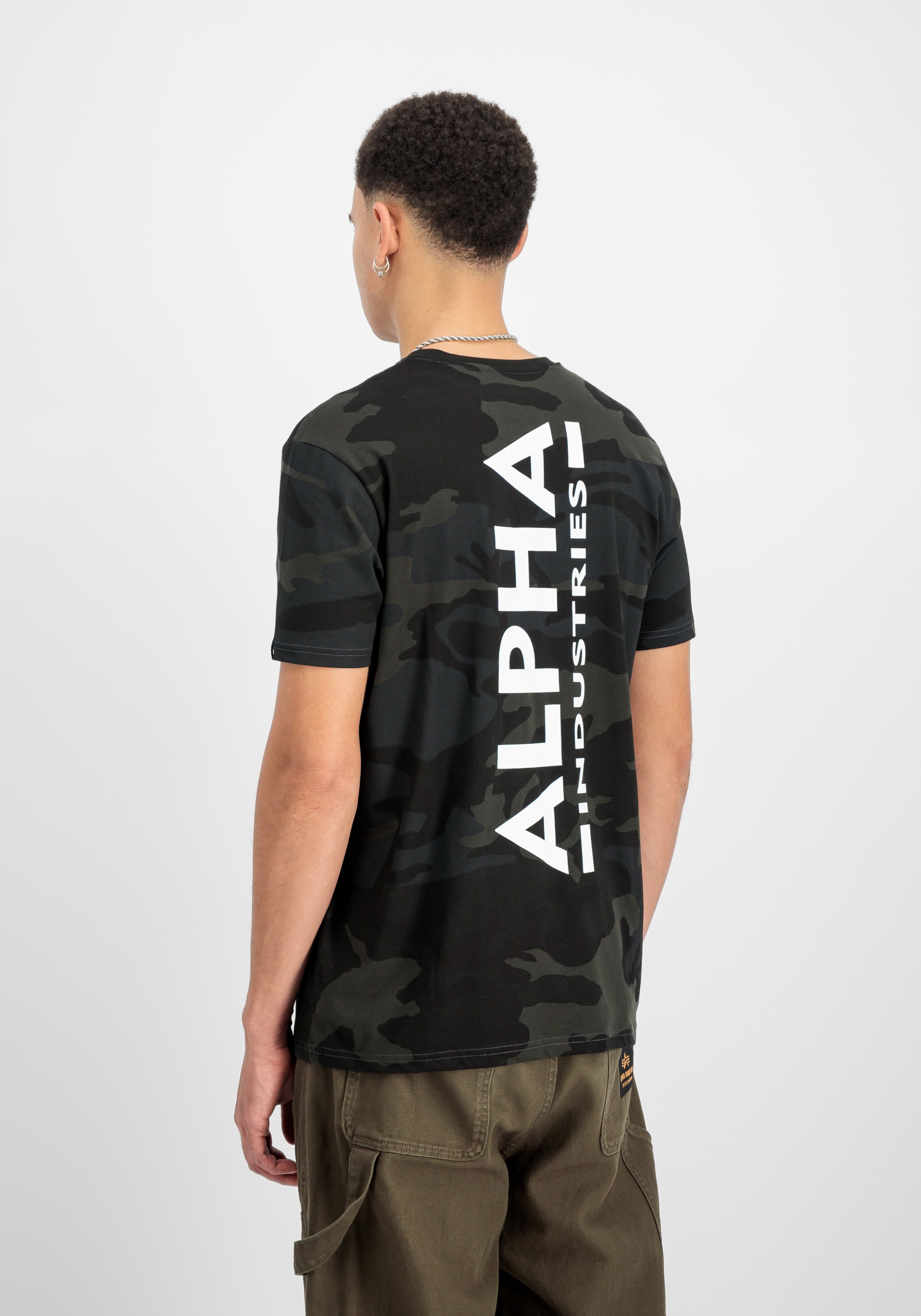 Alpha Industries T-Shirt »Backprint T-Shirt Camo T-Shirt«