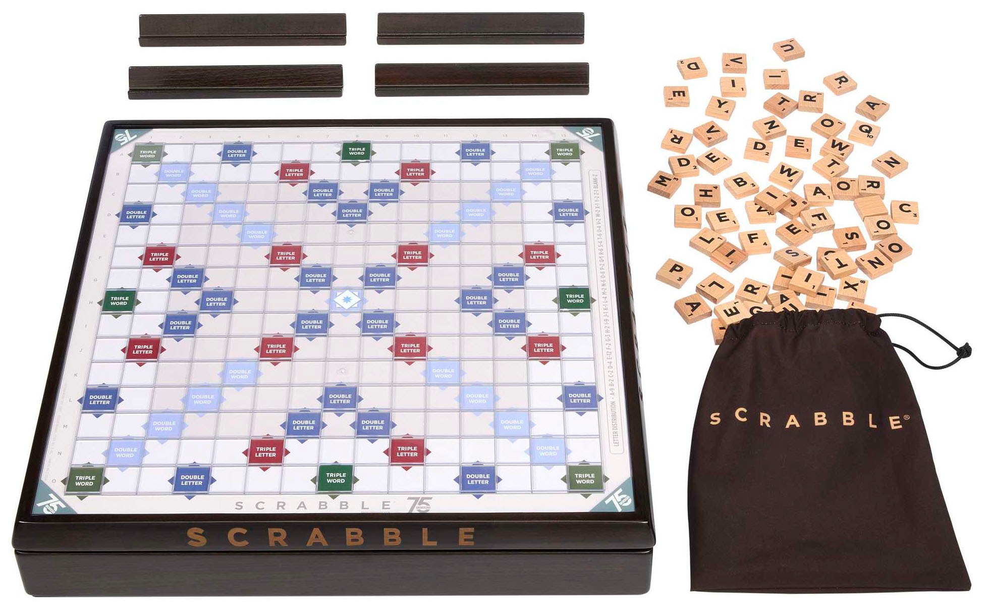 Mattel games Spiel »Scrabble, Sonderedition zum 75. Jubiläum«