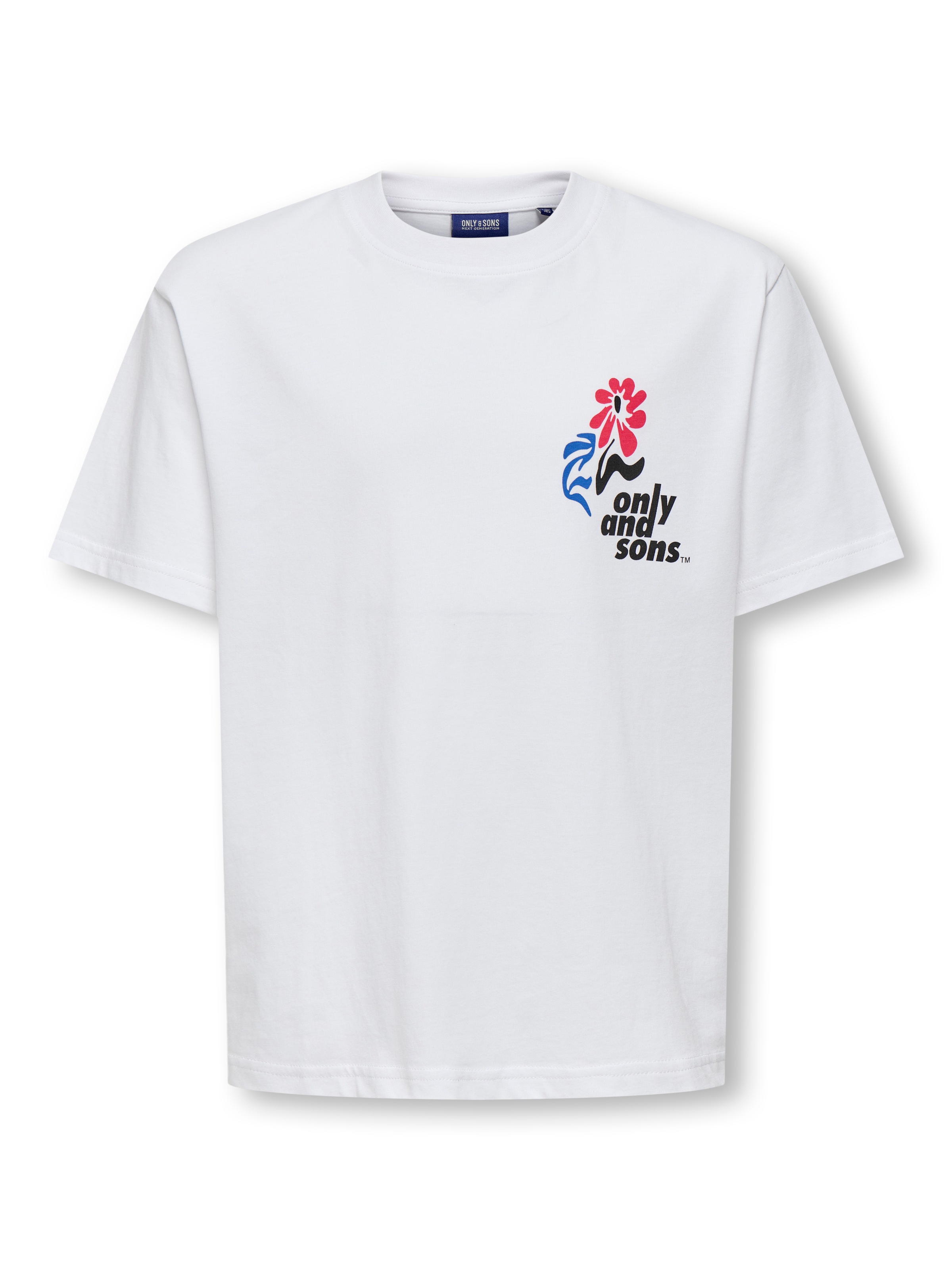 ONLY & SONS junior T-Shirt »OSJFRED LAURENT FLOW.  RLX SS JRS NOOS« Baumwolle, relaxed fit