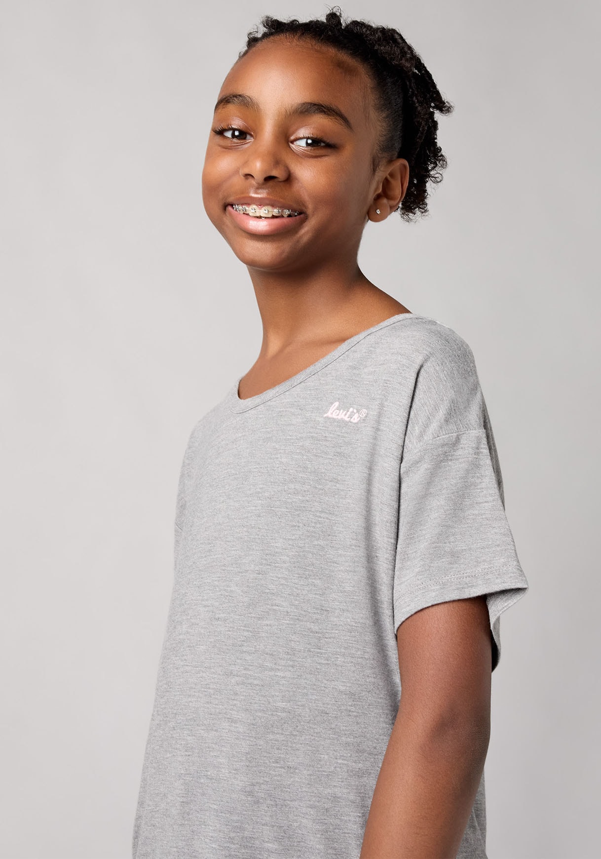 Levi's® Kids T-Shirt »LVG NEW FAVORITE TEE«, in melierter Optik, for Girls