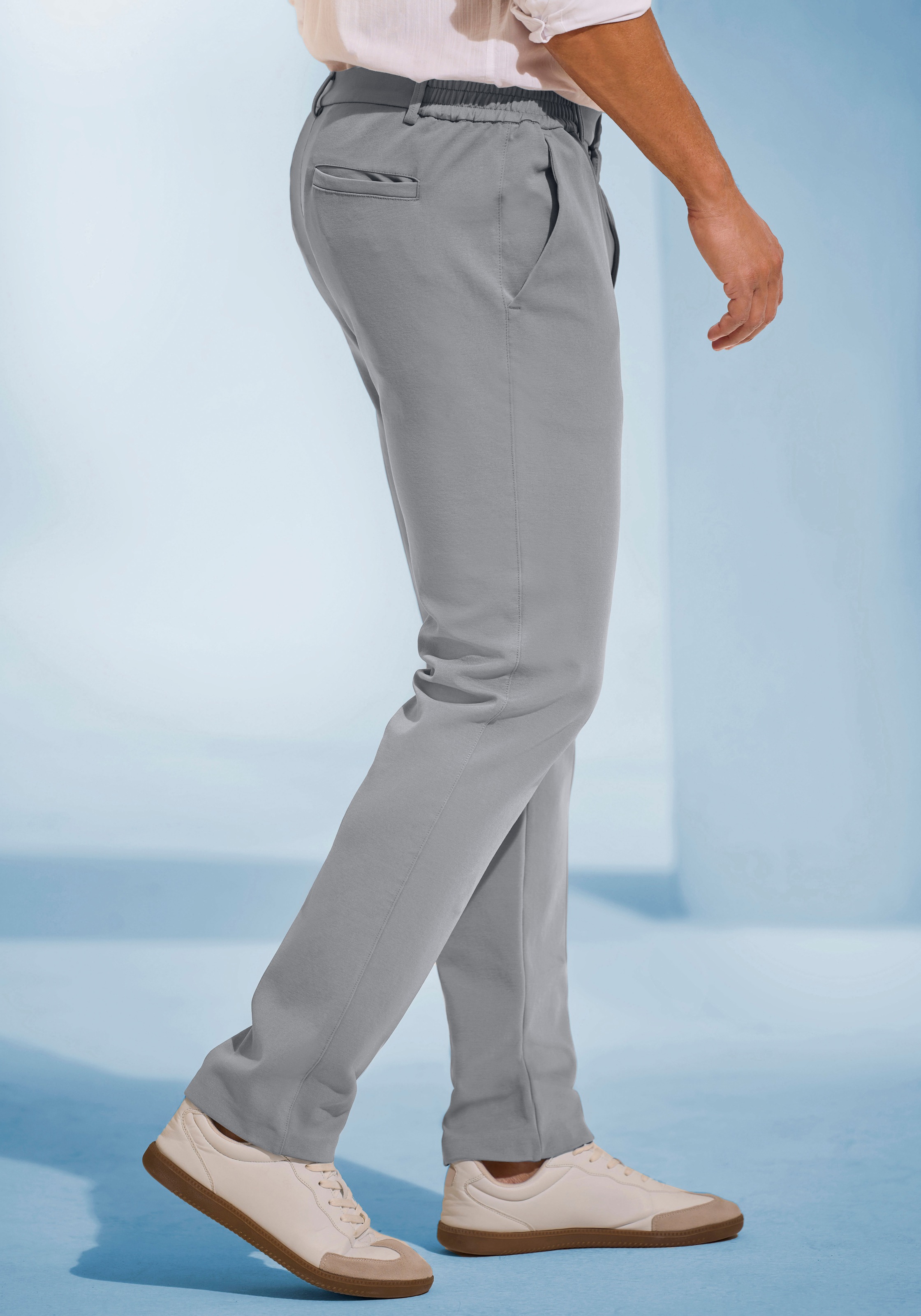 H.I.S Stoffhose », Dehnbund-Hose mit seitlichem Gummizug, auch in großen Größen«  Komfortbund - besonders bequem