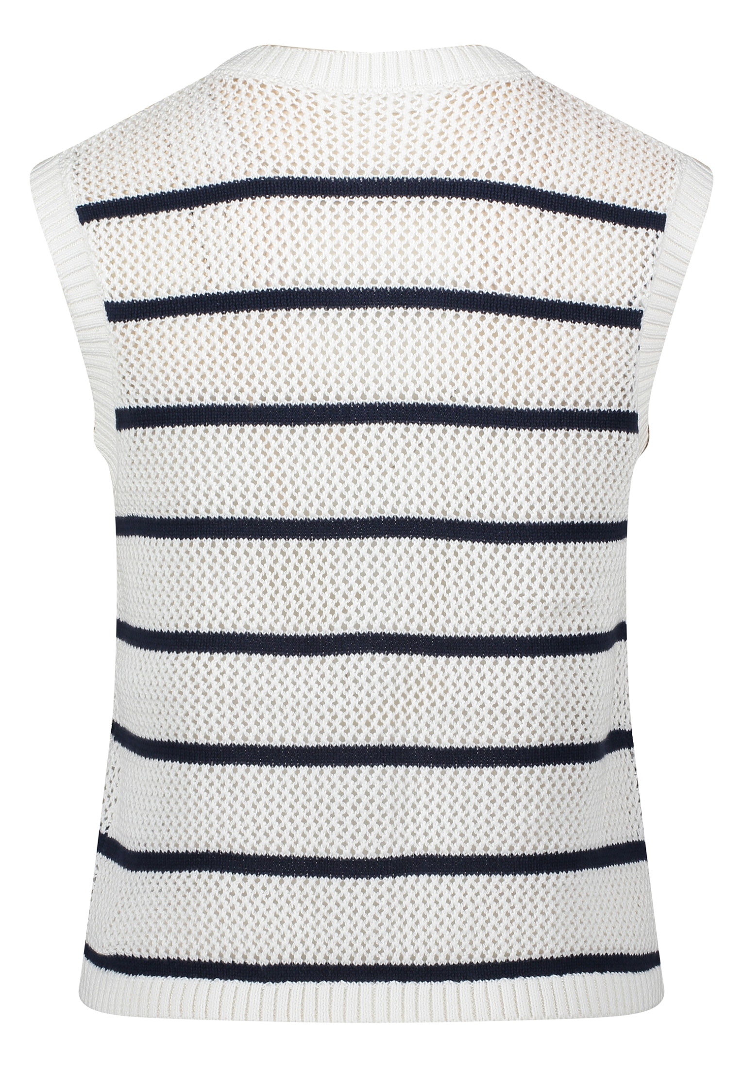 Betty&Co Strickjacke »Strickweste mit Lochmuster«