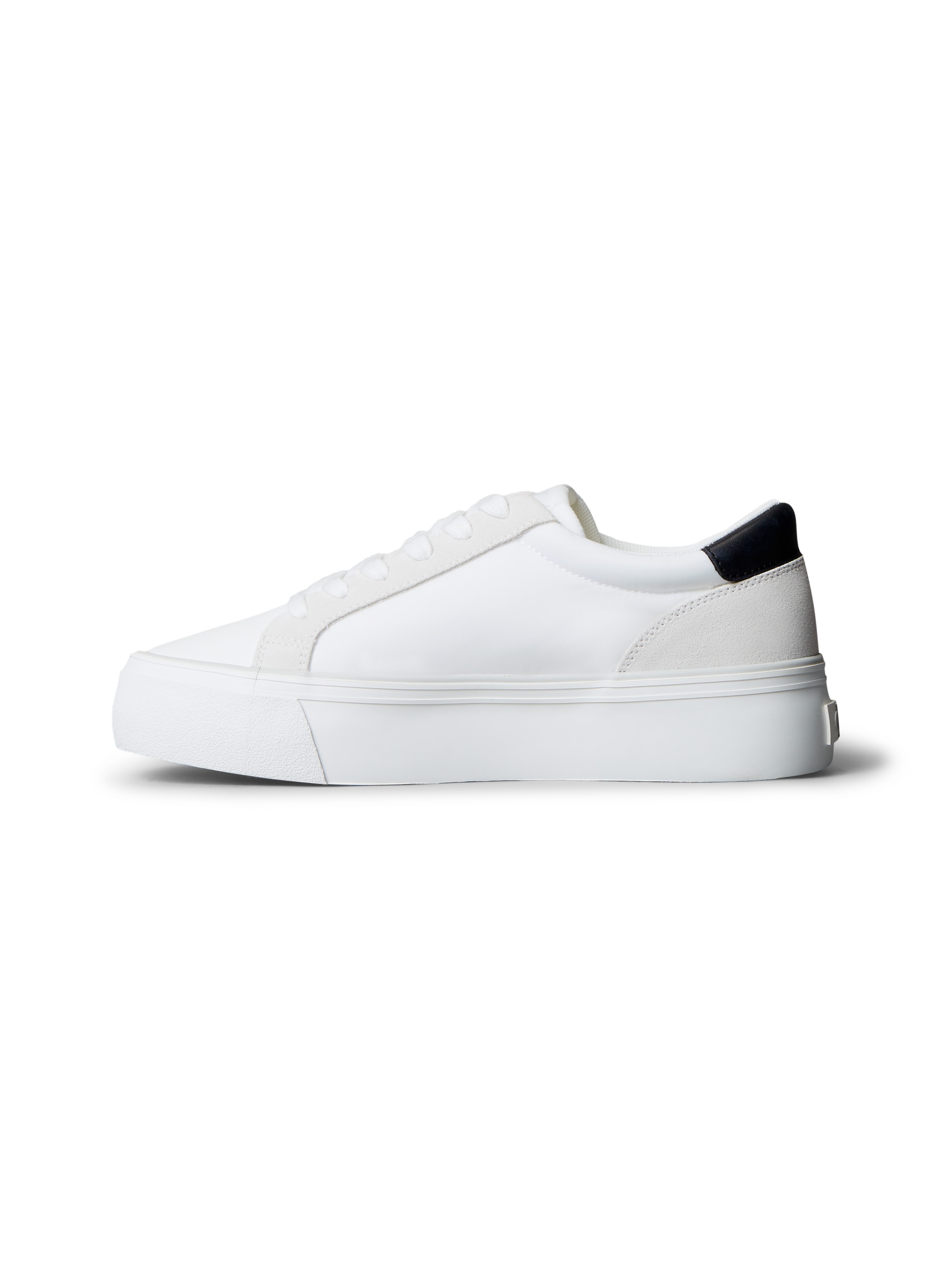 Calvin Klein Jeans Plateausneaker »VULC FLATFORM MG NYLON MIX«, Schnürschuh, Halbschuh, Freizeitsneaker mit softem Schaftrand