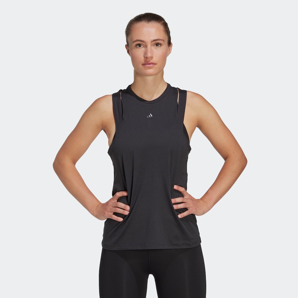 adidas Performance Tanktop »AEROREADY TRAIN ESSENTIALS 3 BAR LOGO«