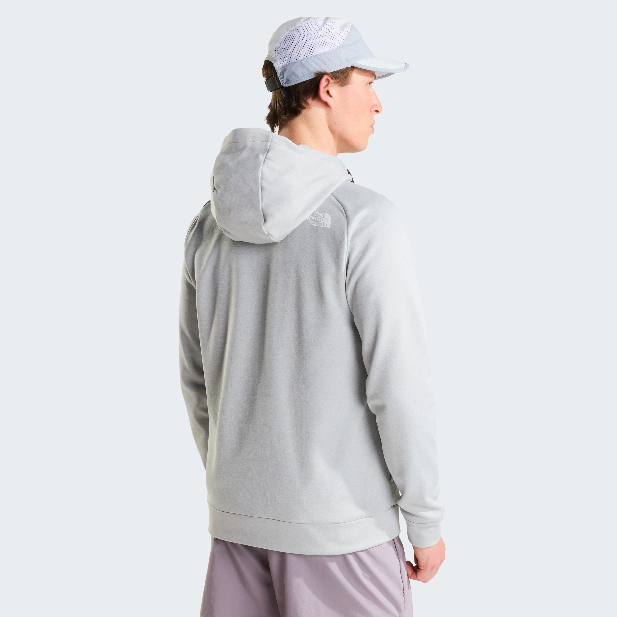 The North Face Fleecejacke »Reaxion Fleece Kapuzenpulli mit durchgehendem RV für Herren« für kühle Temperaturen, offene Taschen, mit gebürsteter Innenseite