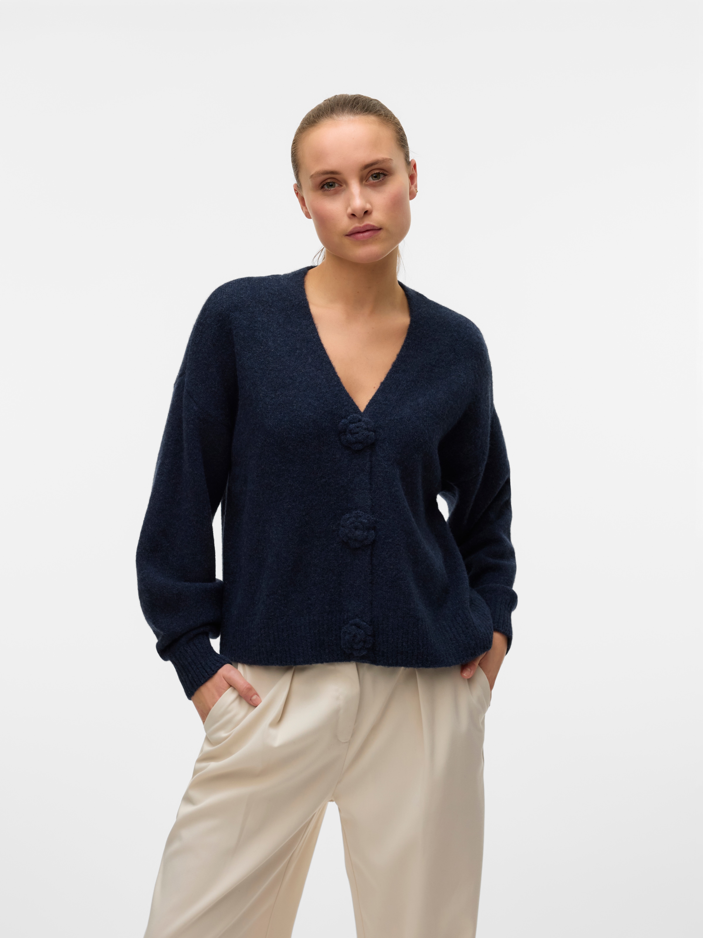 Vero Moda Strickjacke »VMCECILY LS V-NECK CARDIGAN GA«