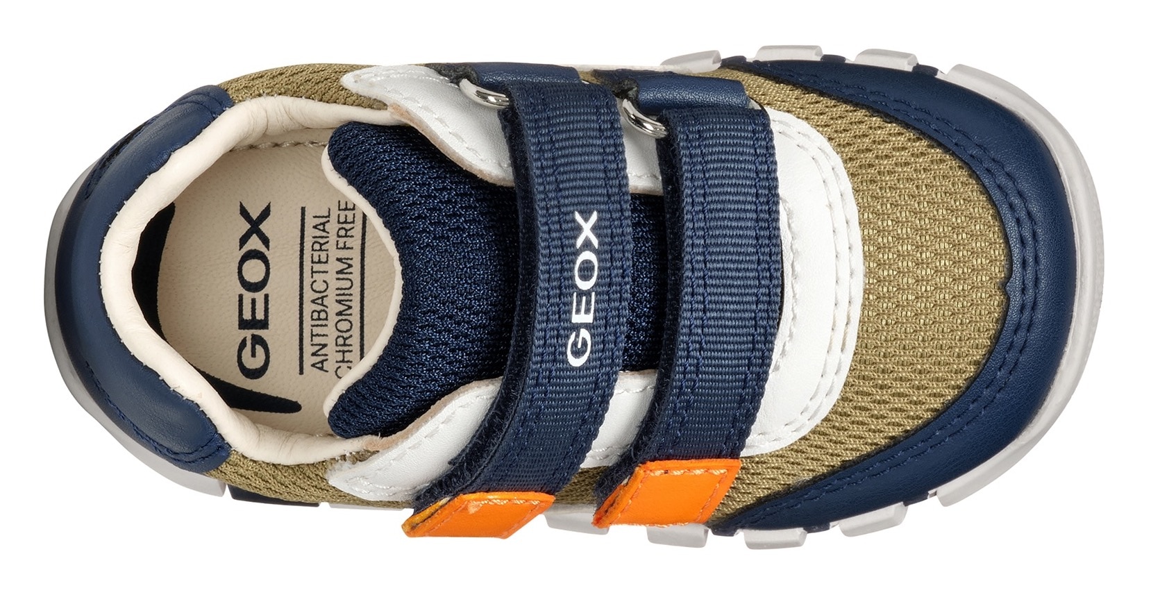 Geox Lauflernschuh »B IUPIDOO BOY«, Klettschuh, Babyschuh, Sneaker in bunter Farbkombination
