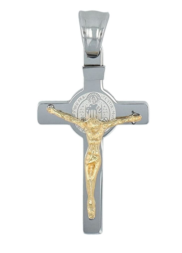 Adelia´s Kreuzanhänger »Unisex Anhänger ¿ Kreuz Kreuzanhänger aus Edelstahl«