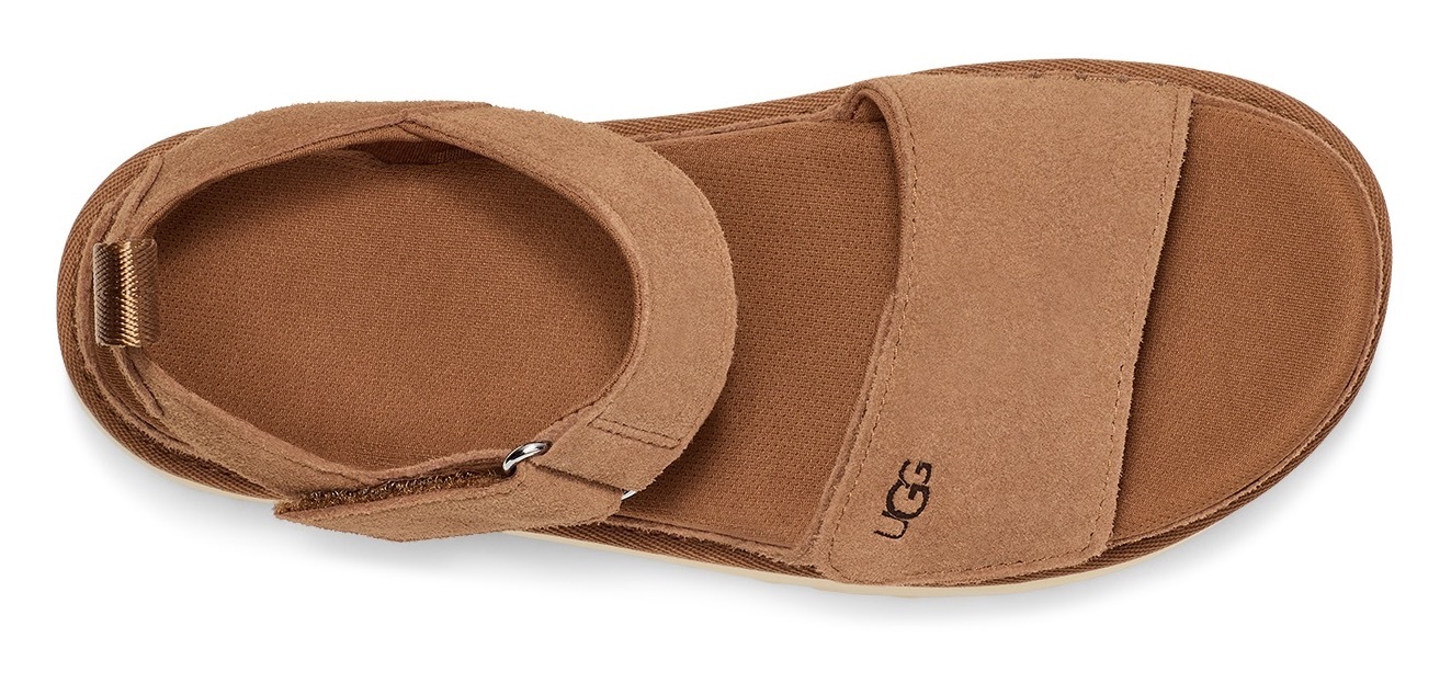 UGG Plateausandale »W GOLDENSTAR«, mit Klettverschluss