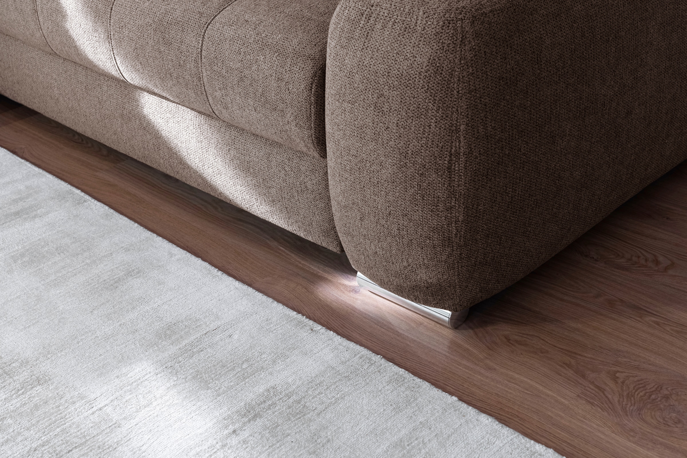 Mr. Couch Ecksofa »Mykonos, L-Form, Dauerschläfer« Mit Boxpring-Taschenfederkern