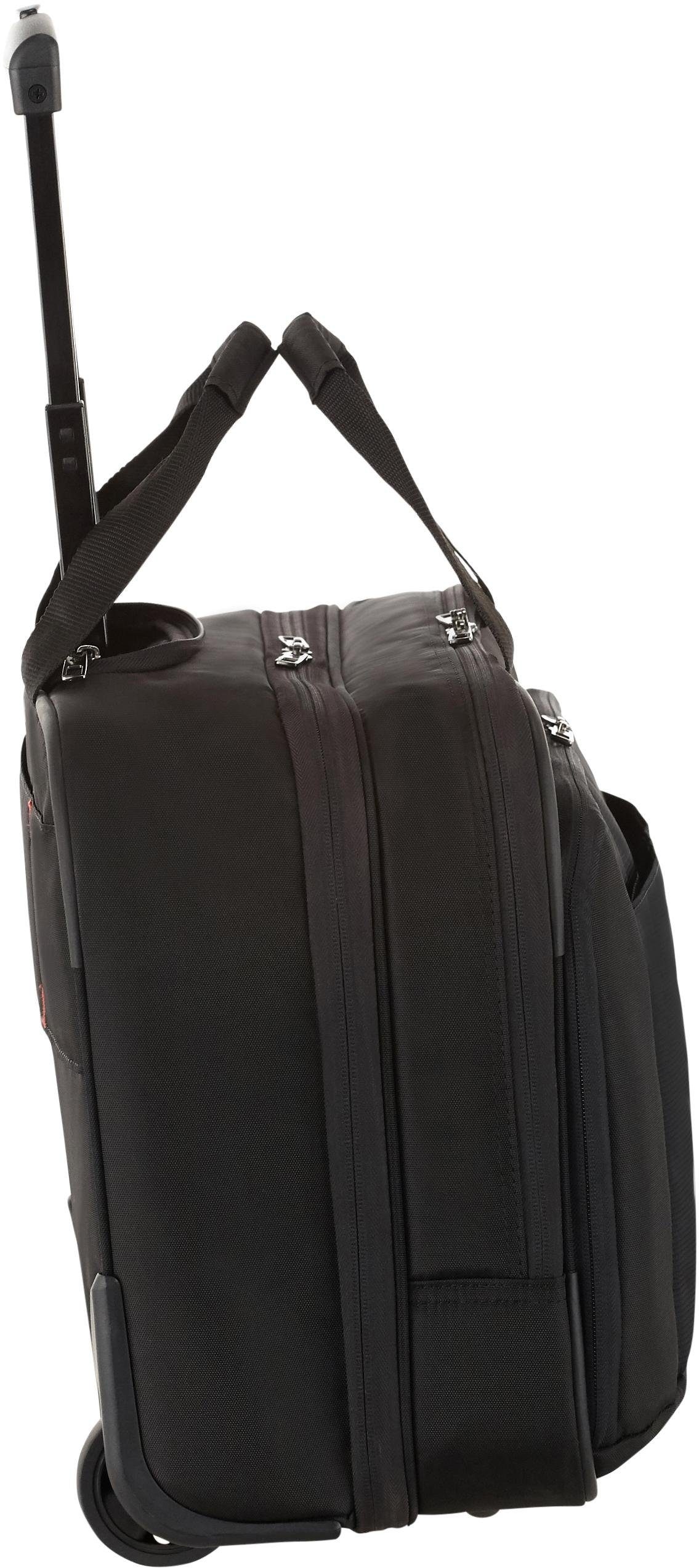 Samsonite Business-Trolley »Guardit 2.0 Rolling Tote 17.3, black«, 2 St. Rollen, Handgepäck Geschäfts-Reisekoffer mit 17,3 Zoll Laptopfach