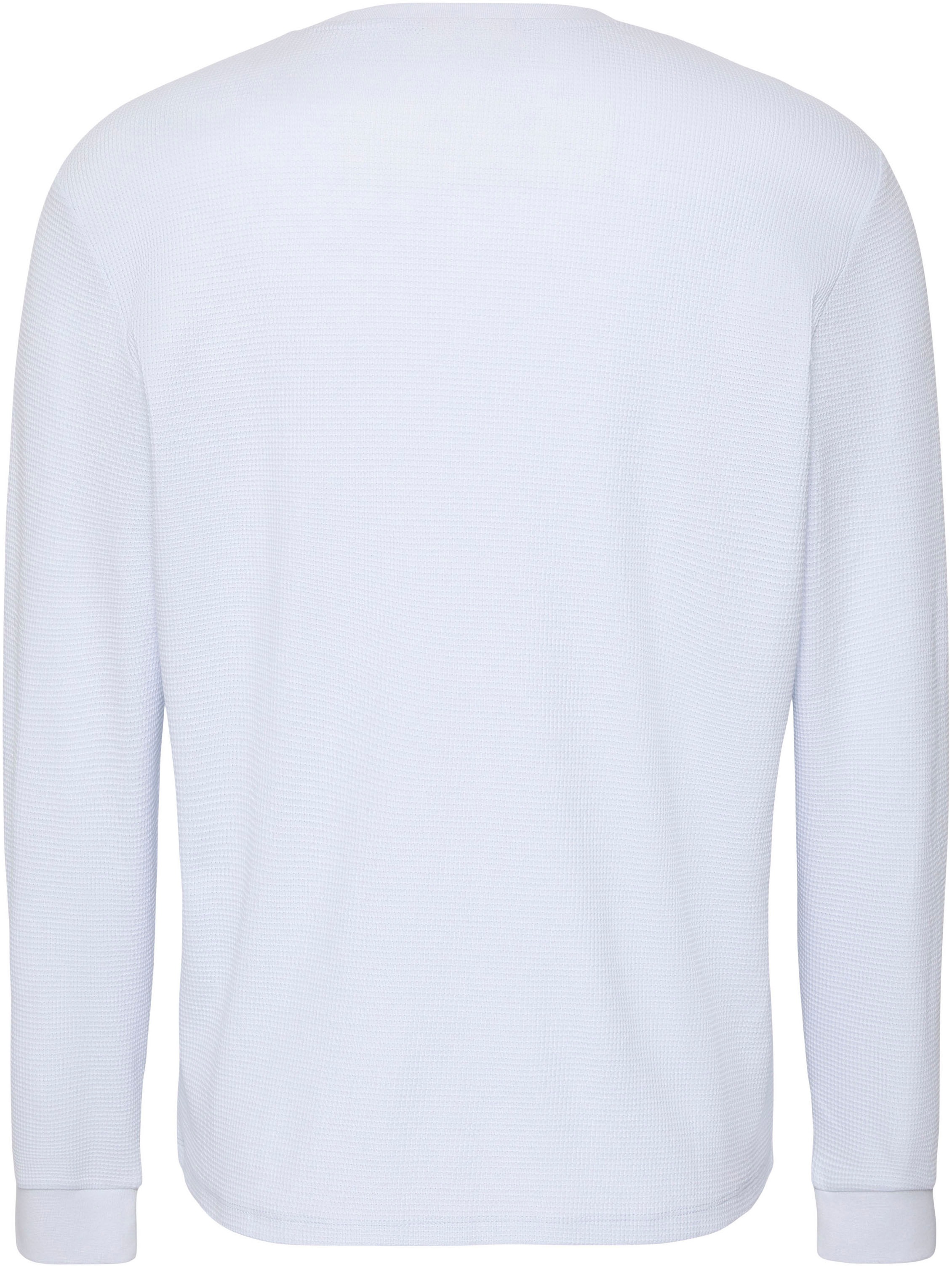 Calvin Klein Jeans Langarmshirt »LS WAFFLE BADGE CREWNK TEE« Mit Rundhalsausschnitt