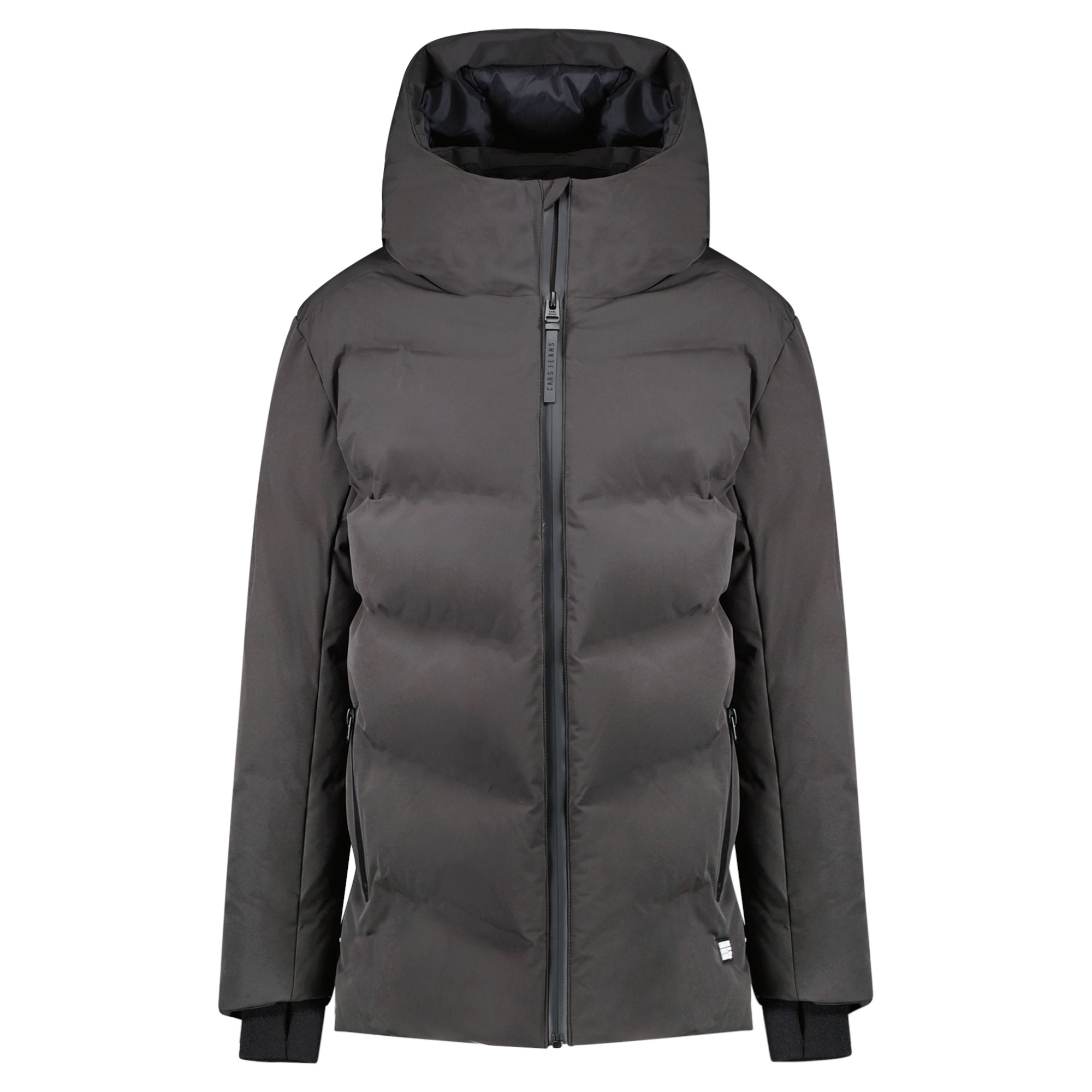Cars Jeans Outdoorjacke »Jacke Lozern« mit Kapuze in schwarz, Größe 6 (116)