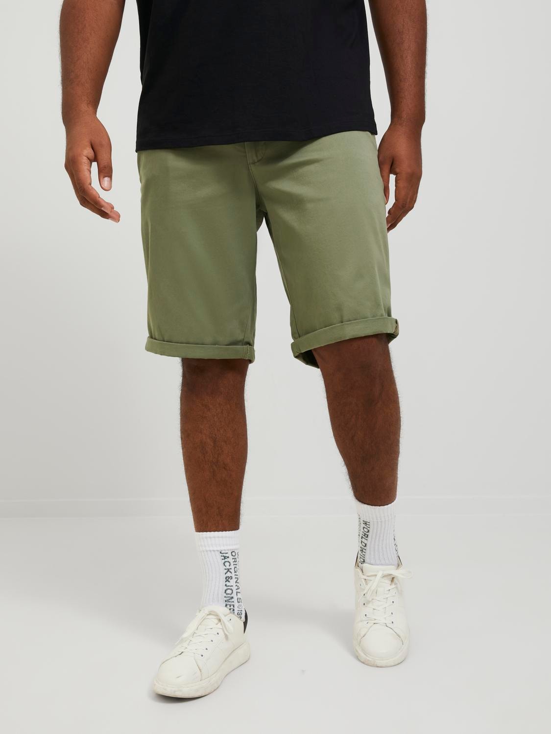 Chinoshorts »JPSTBOWIE JJSHORTS SOLID SA SN PLS«