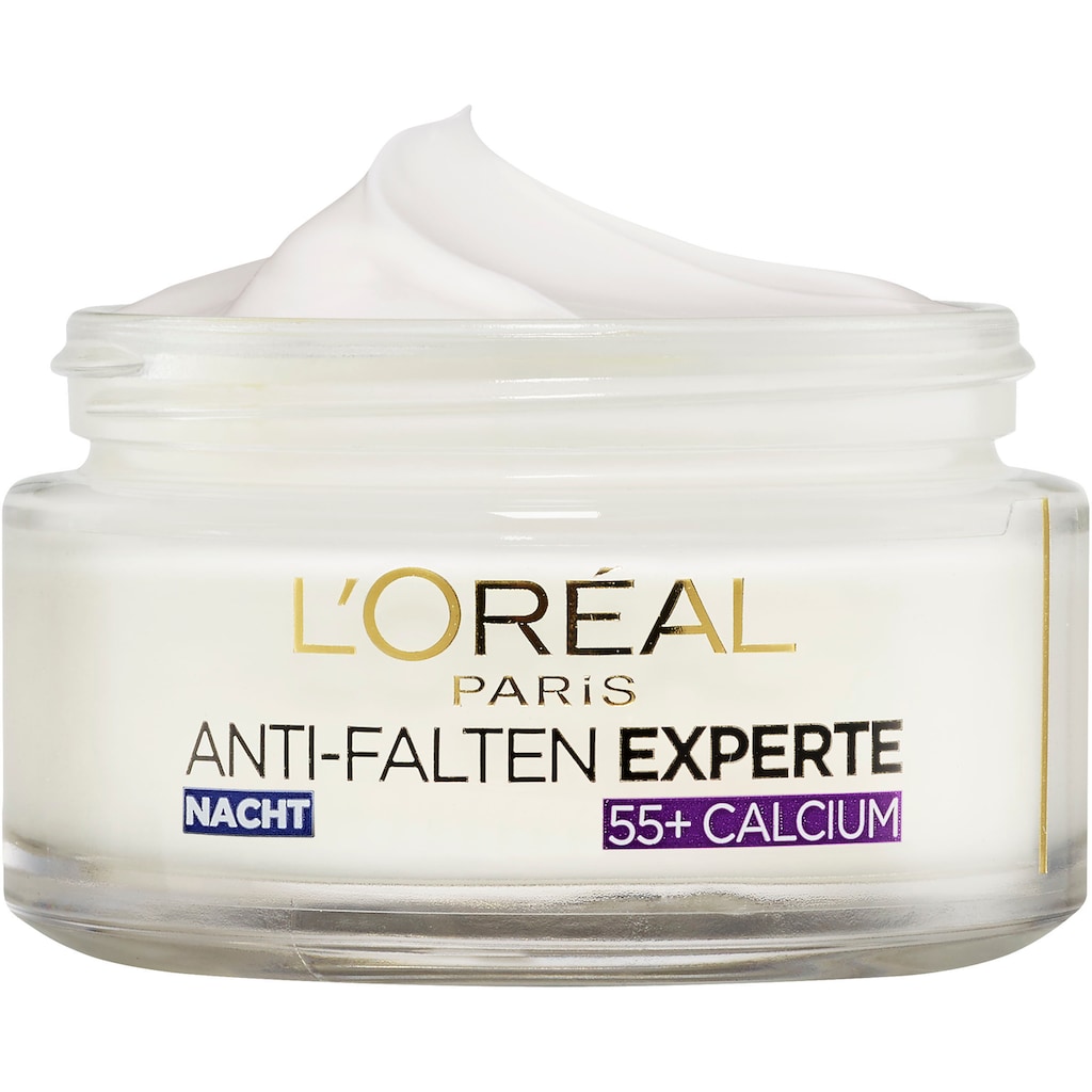 L'ORÉAL PARIS Nachtcreme »Anti-Falten-Expert Calcium 55+ Nachtpflege«