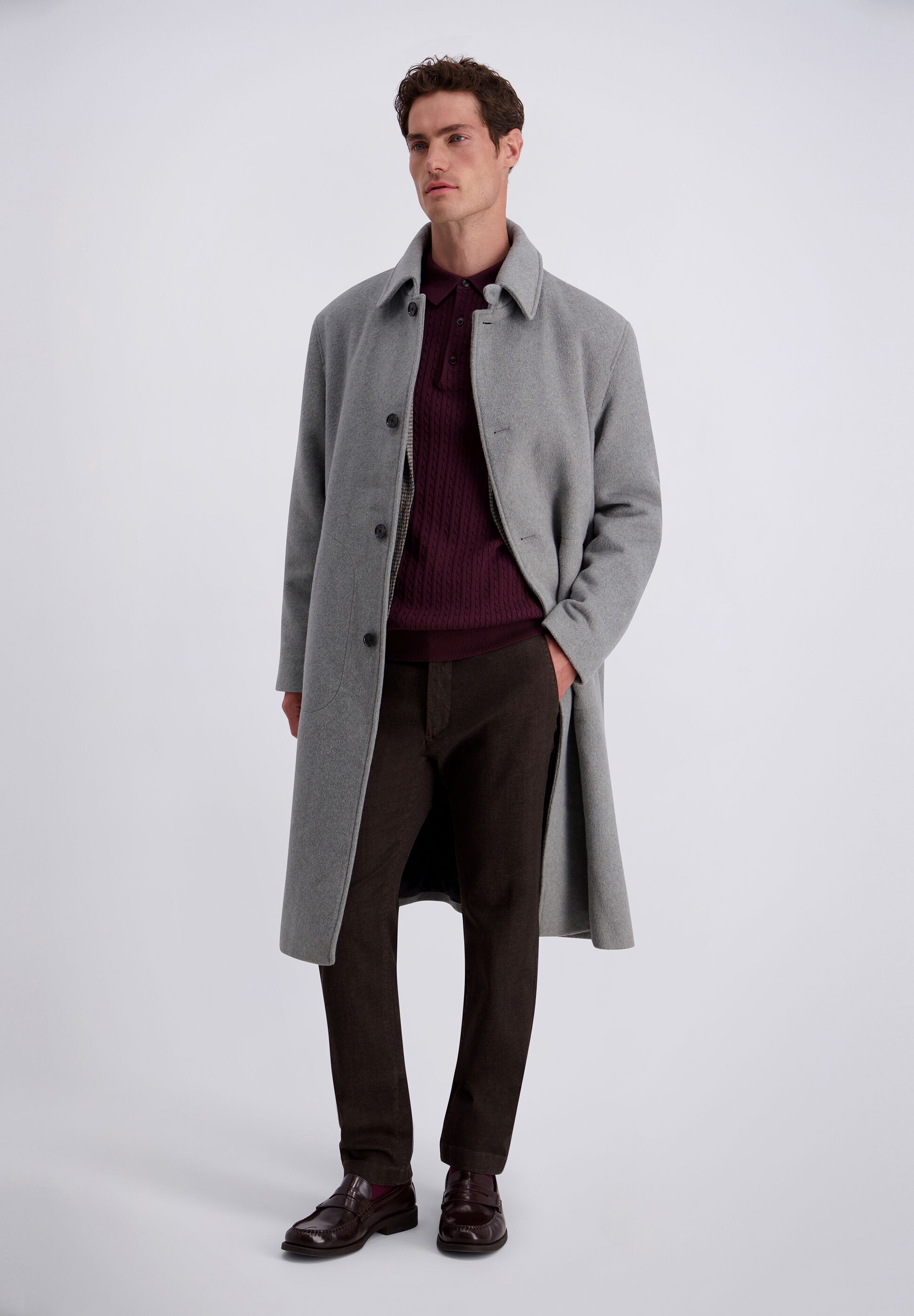 Pierre Cardin Wintermantel »Pierre Cardin Mantel« mit Knopfleiste