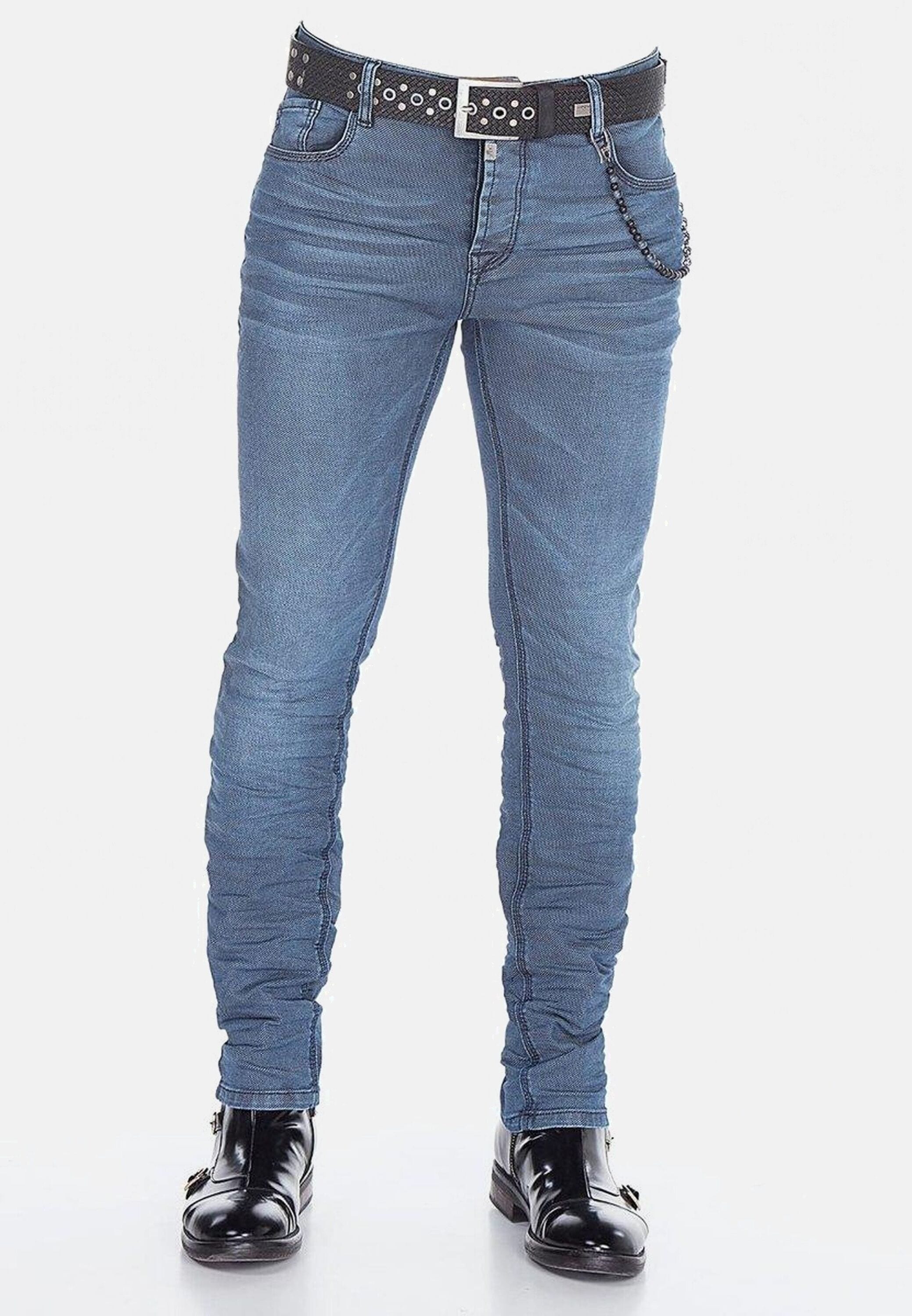 Cipo & Baxx Röhrenjeans »Cipo & Baxx Jeans« mit Elasthanzusatz, CD374