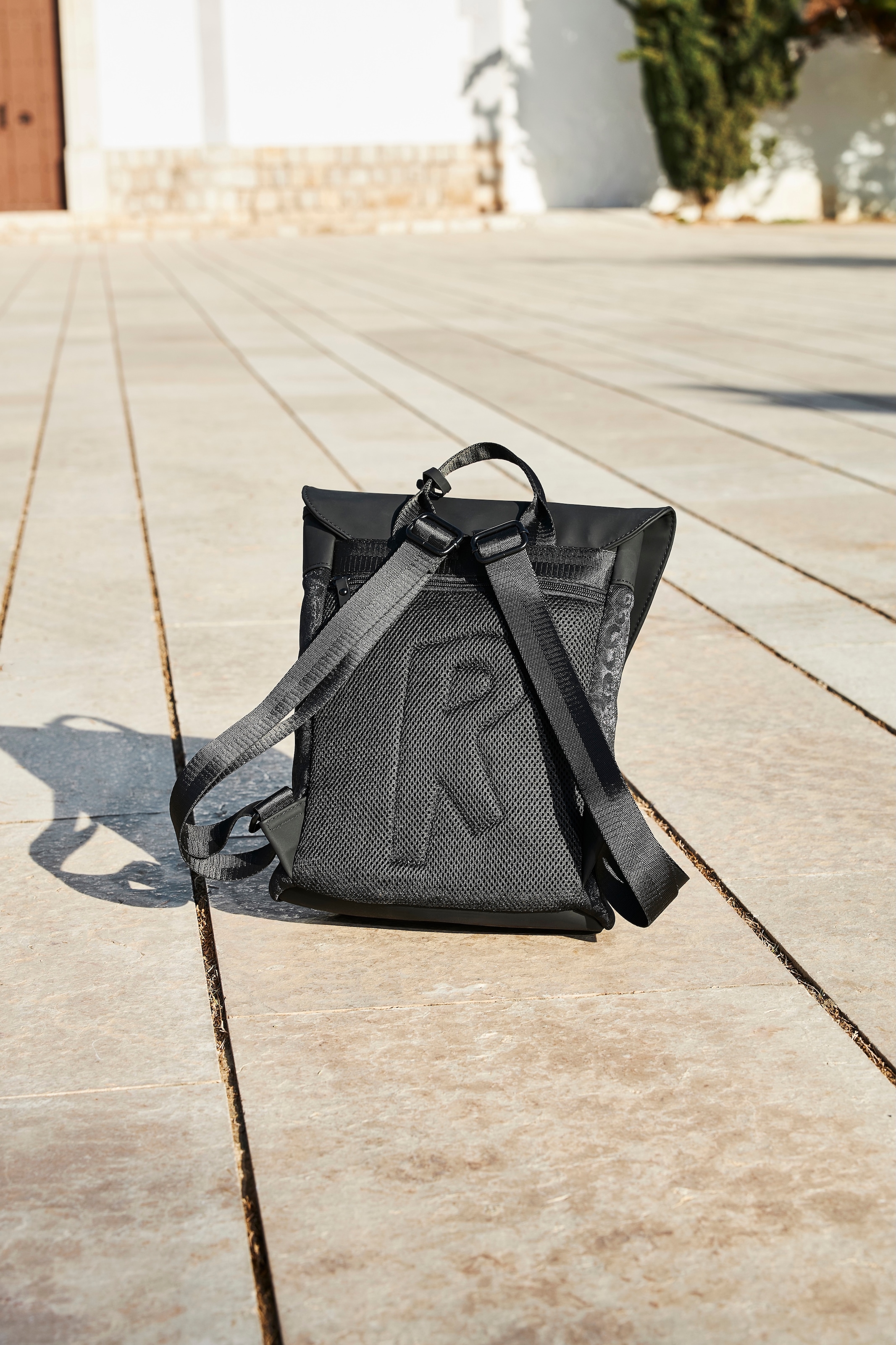 Rieker Cityrucksack, Freizeitrucksack mit gepolstertem Rücken