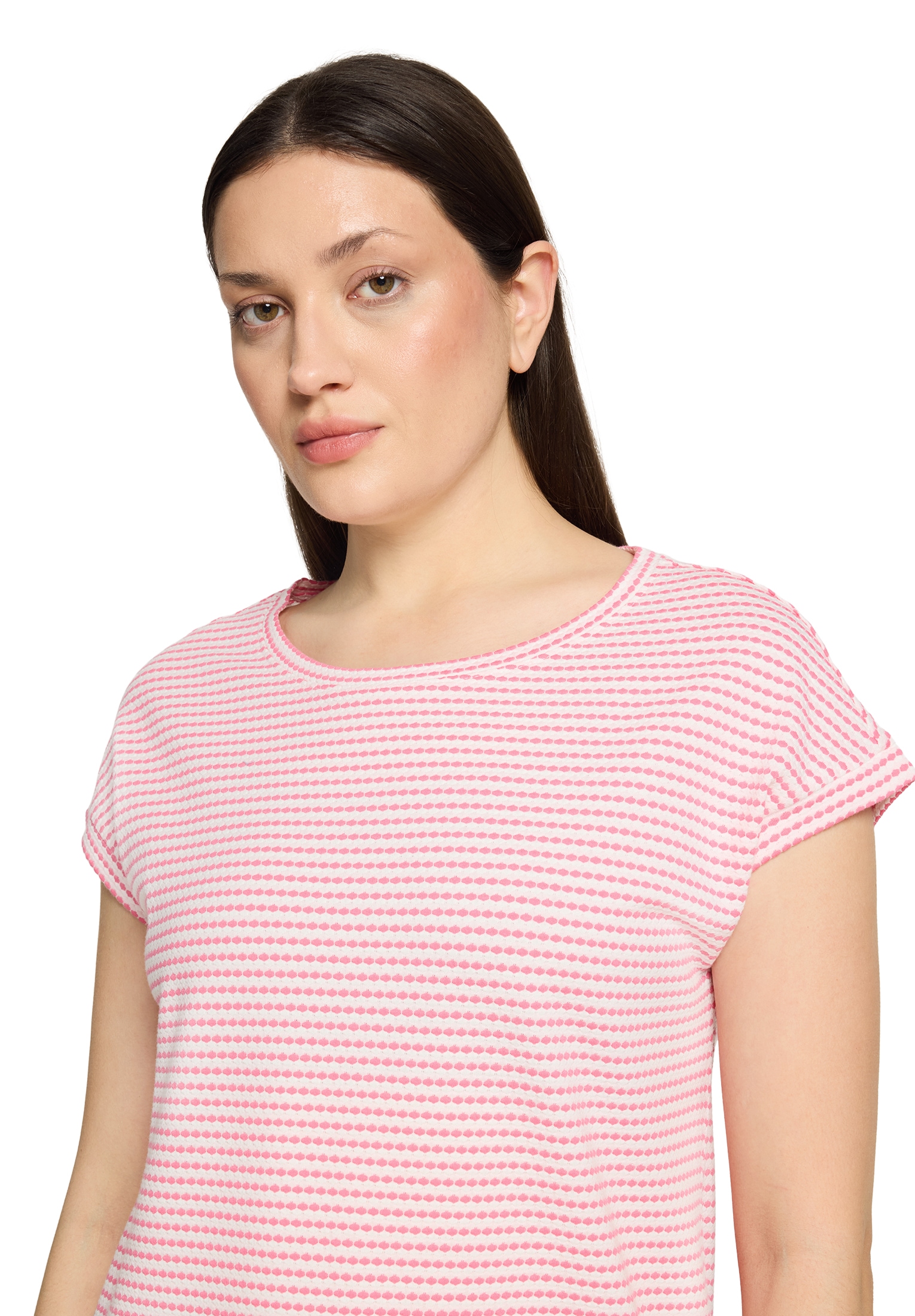 Betty&Co Rundhalsshirt »Casual-Shirt mit Gummizug«