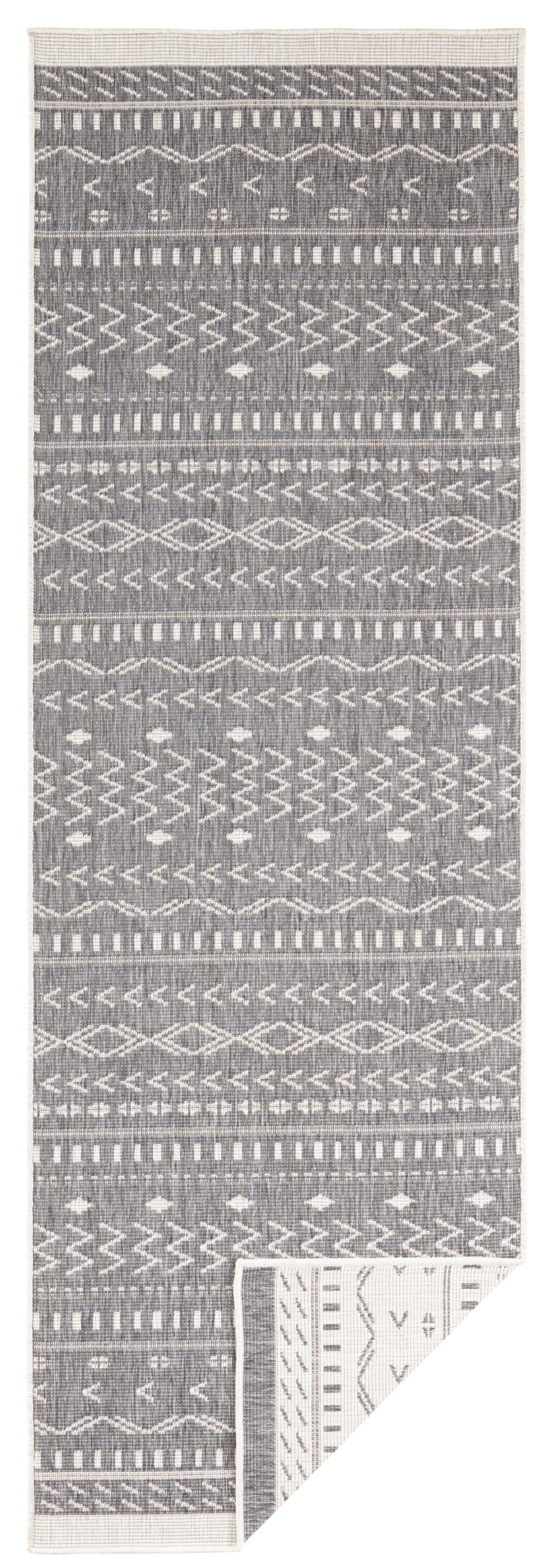 NORTHRUGS Teppich »Kuba Wendeteppich«, rechteckig, 5 mm Höhe, In-& Outdoor, Wetterfest, Balkon, Läufer, Wohnzimmer, Wasserfest