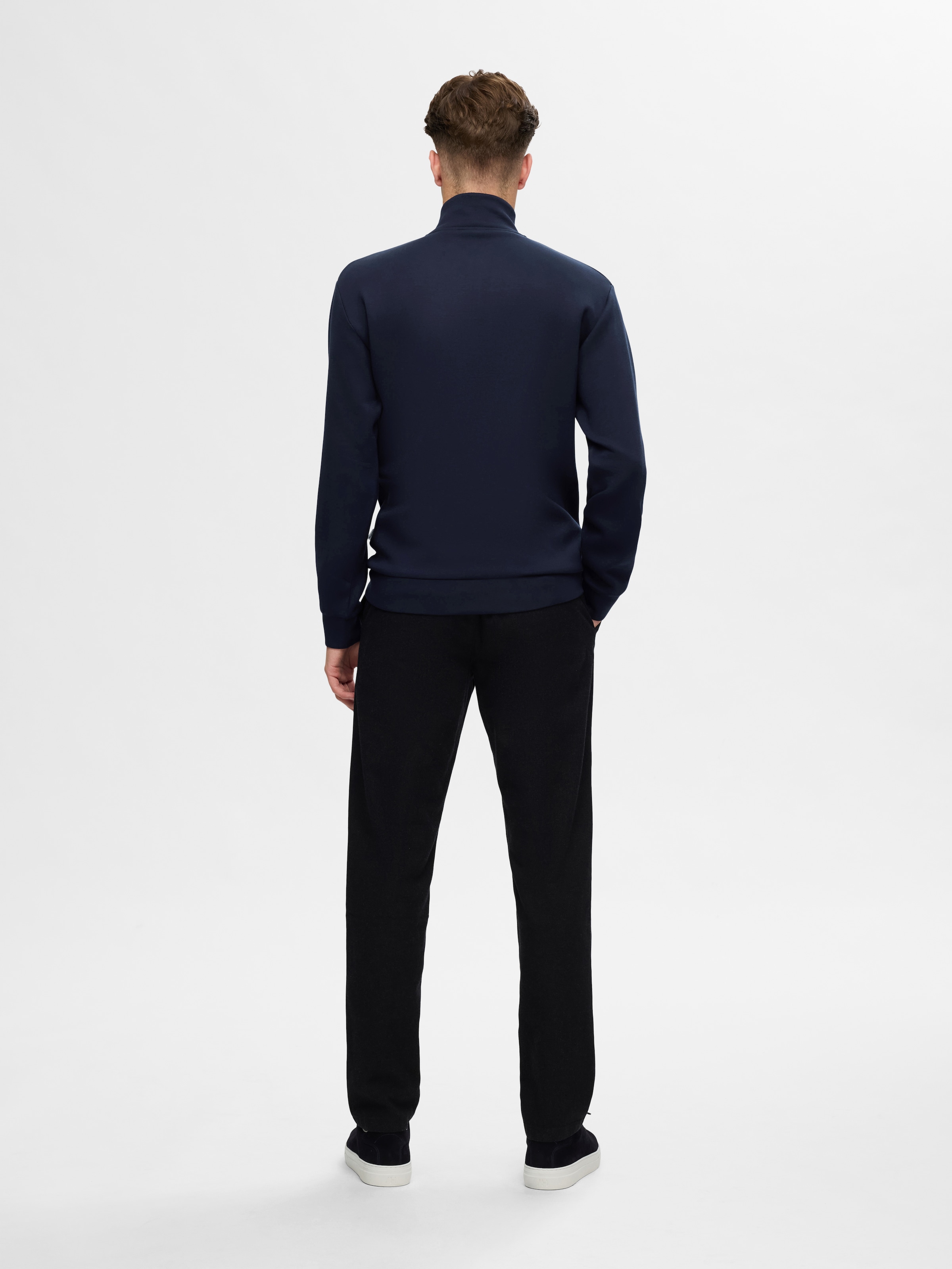 SELECTED HOMME Sweatshirt »SLHEMANUEL SOFT ZIP HIGH NECK SWEAT NOOS«
