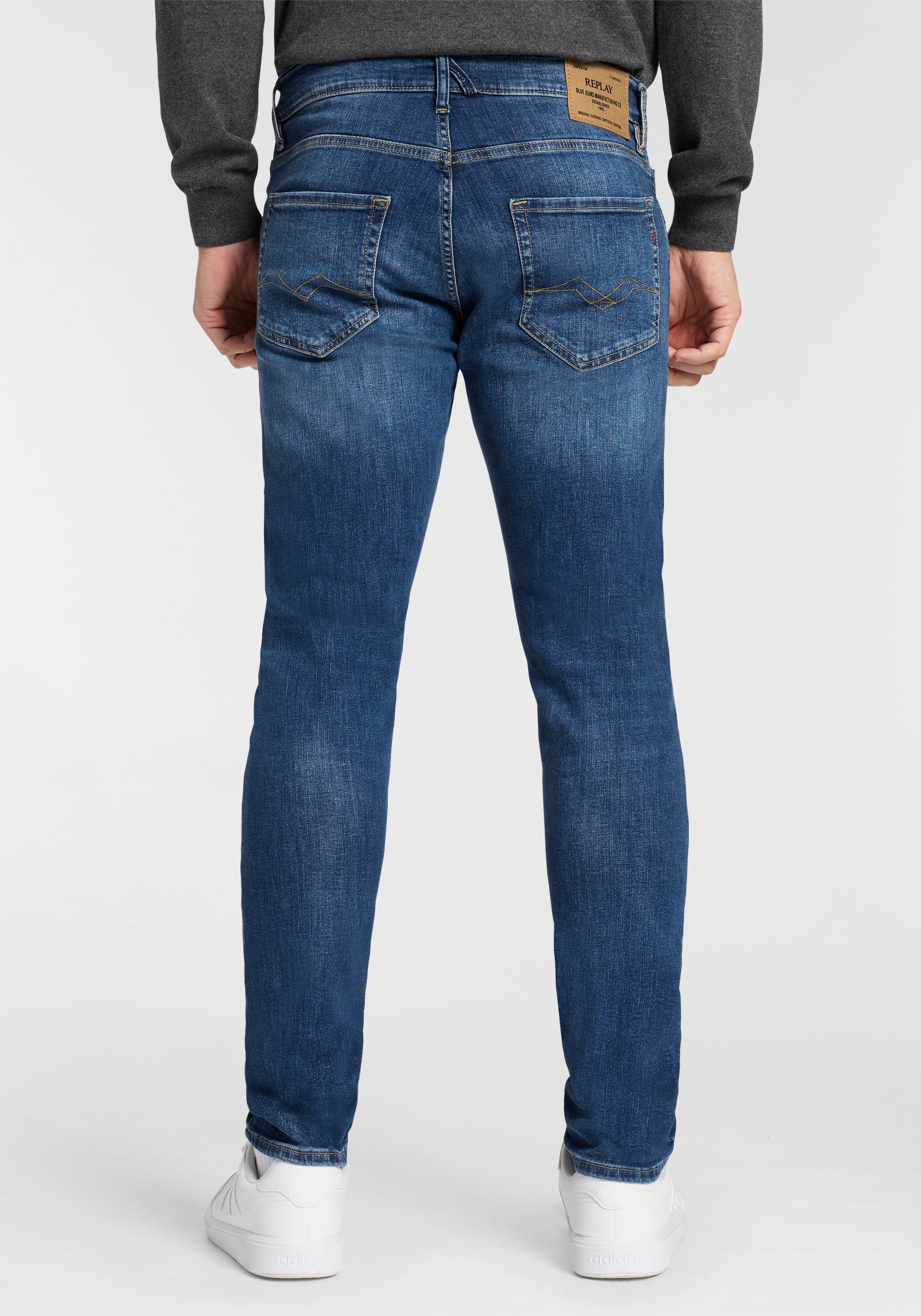 Replay Slim-fit-Jeans »MICKYM« Tapered, 5-Pocket-Stil