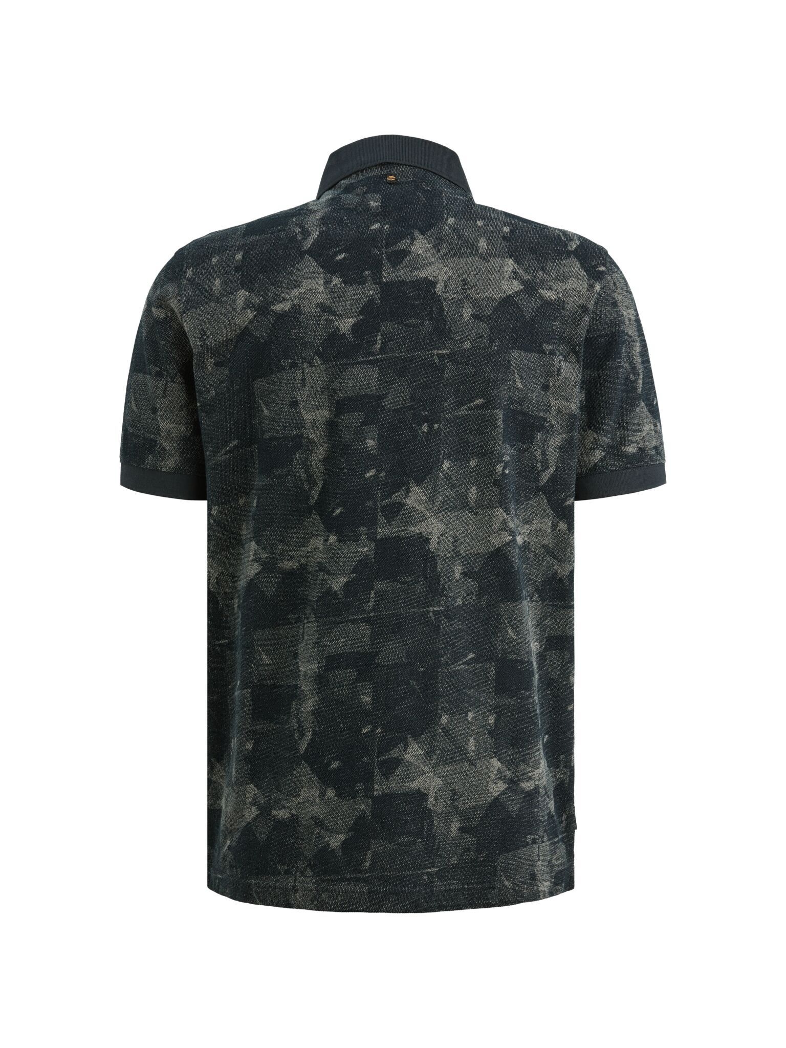 PME LEGEND Poloshirt »Short sleeve polo printed two tone pique« mit Logo Stickerei