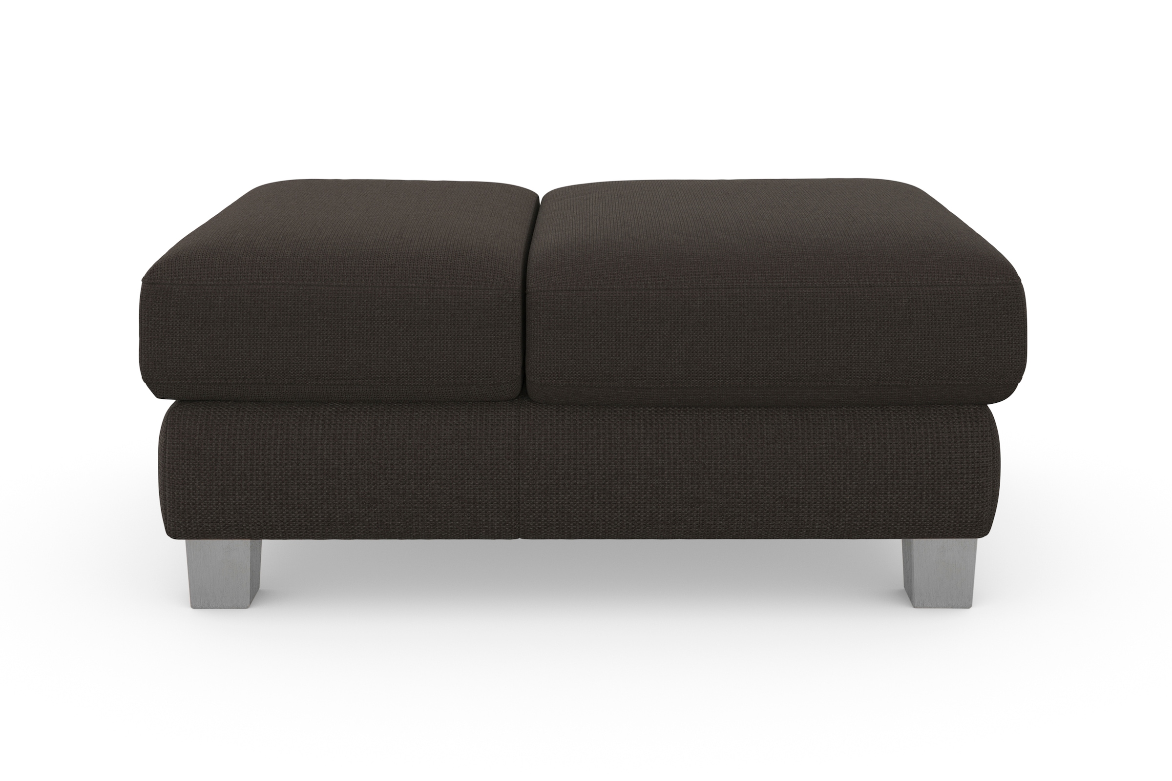 sit&more Polsterhocker »Dundee« mit Klappfunktion, Federkern und hochwertigen Edelstahlfüßen