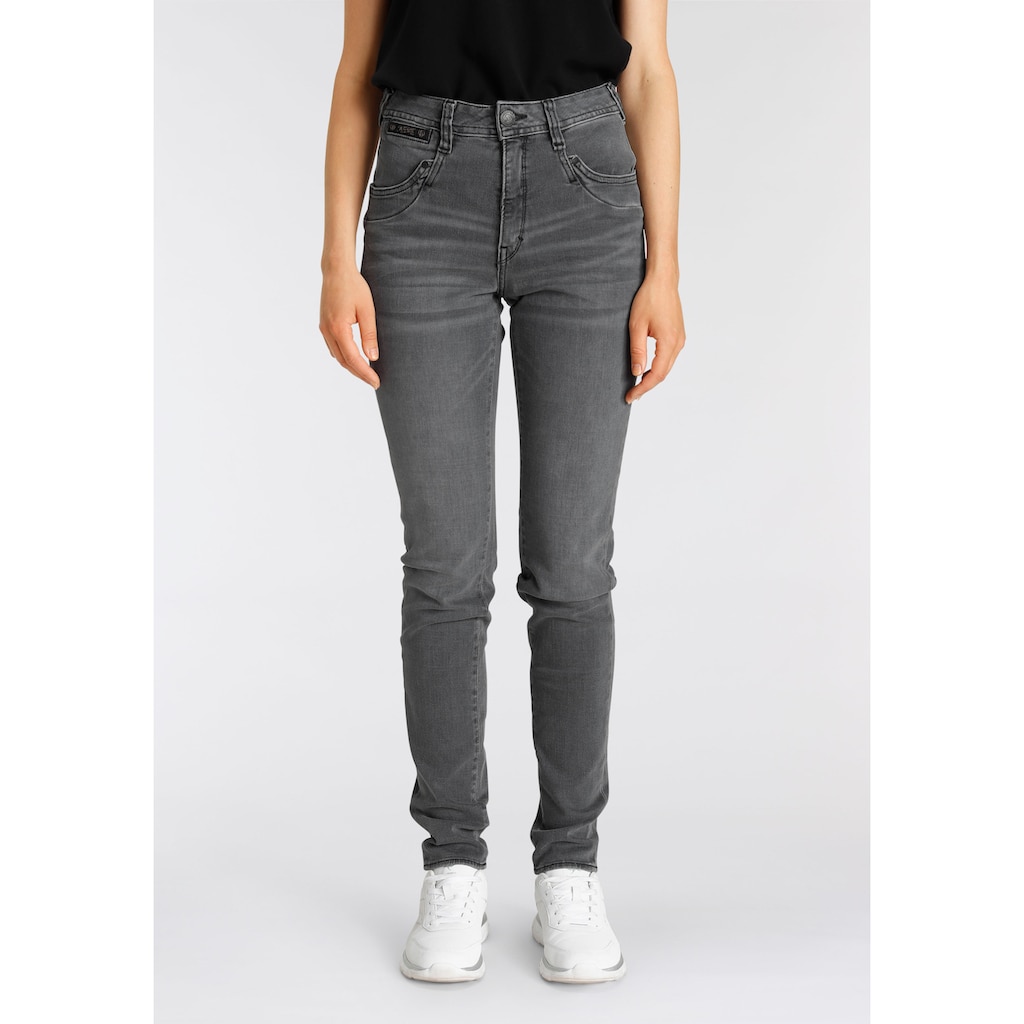 Herrlicher High-waist-Jeans »PIPER HI SLIM ORGANIC DENIM CASHMERE TOUCH«