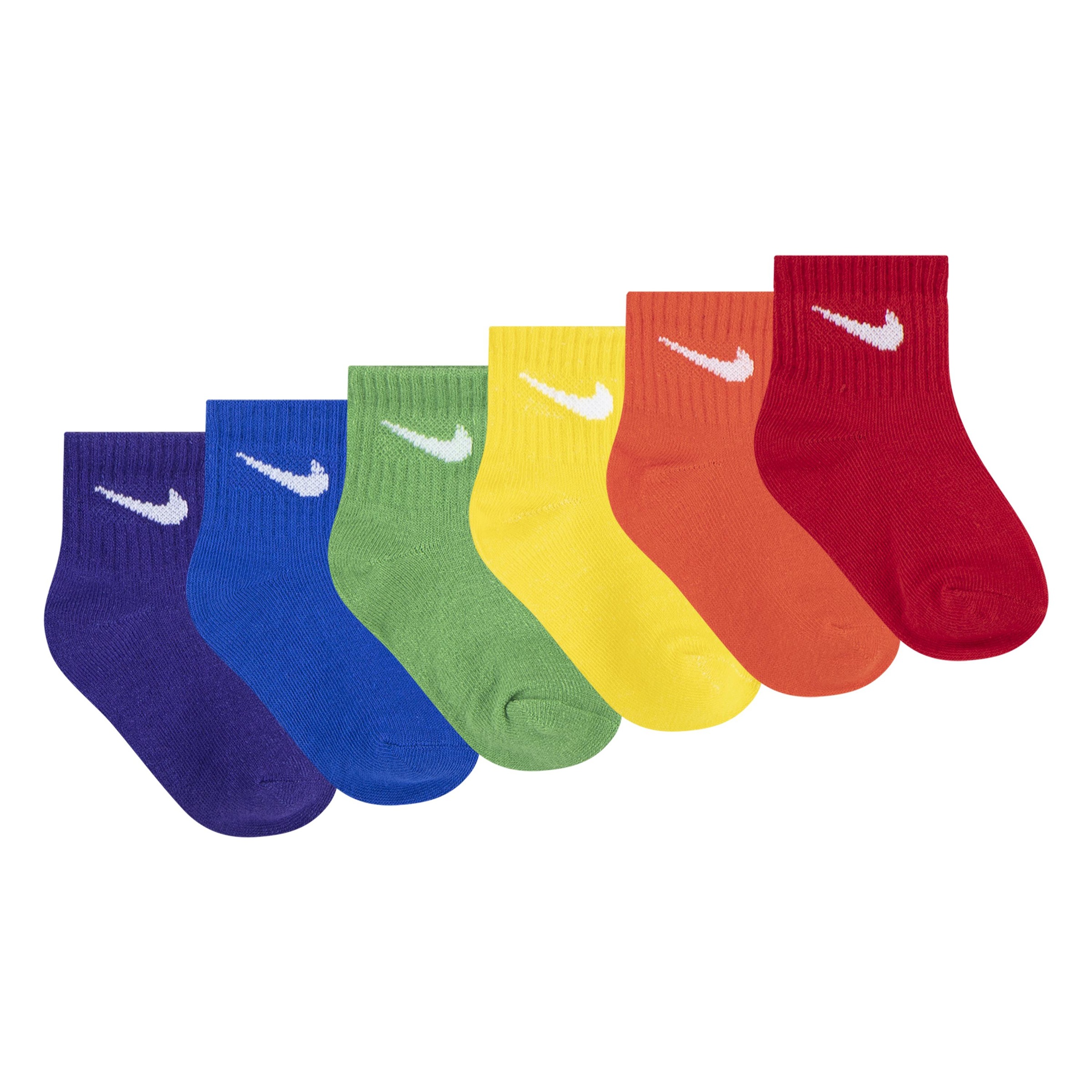 Nike Sportswear Sportsocken 6 Paar tlg. für Babys, sportlicher Stil, elastische Passform