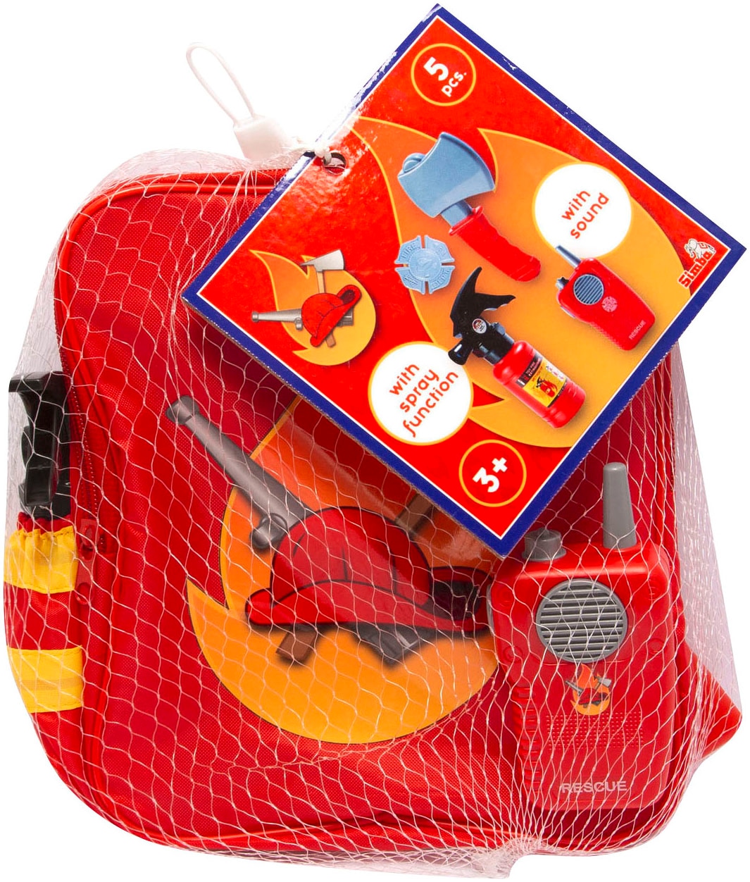SIMBA Spielzeug-Axt »Feuerwehr Rucksack Set«