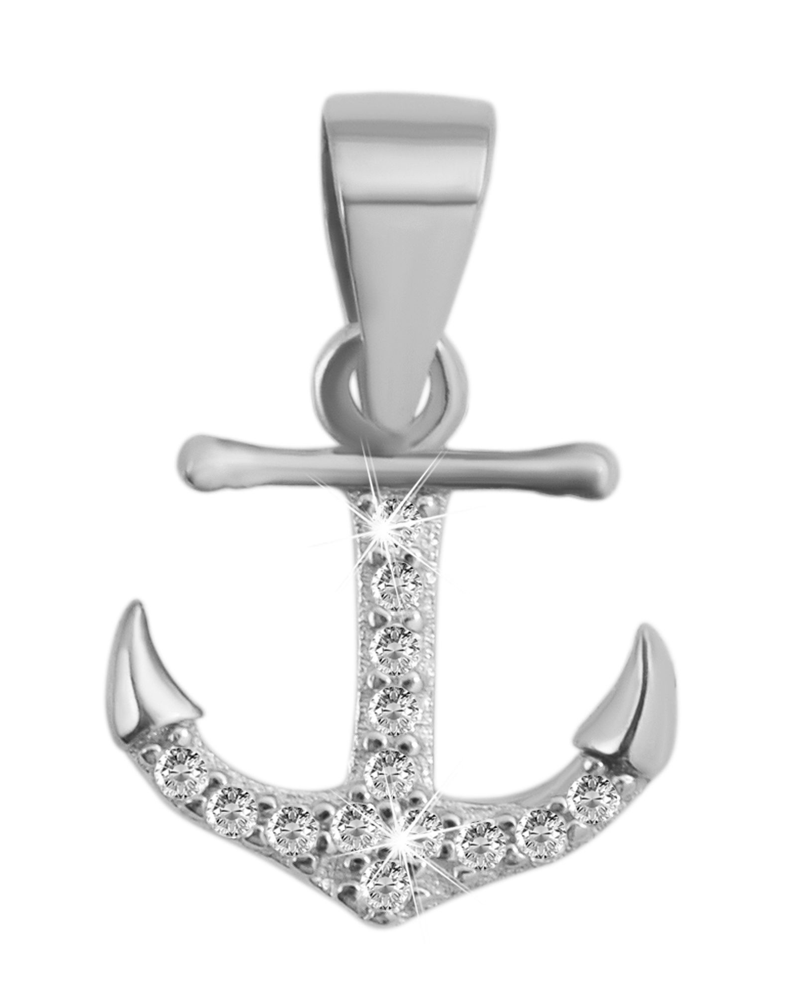 Adelia´s Kettenanhänger »Damen Anhänger aus 925 Silber mit Zirkonia«