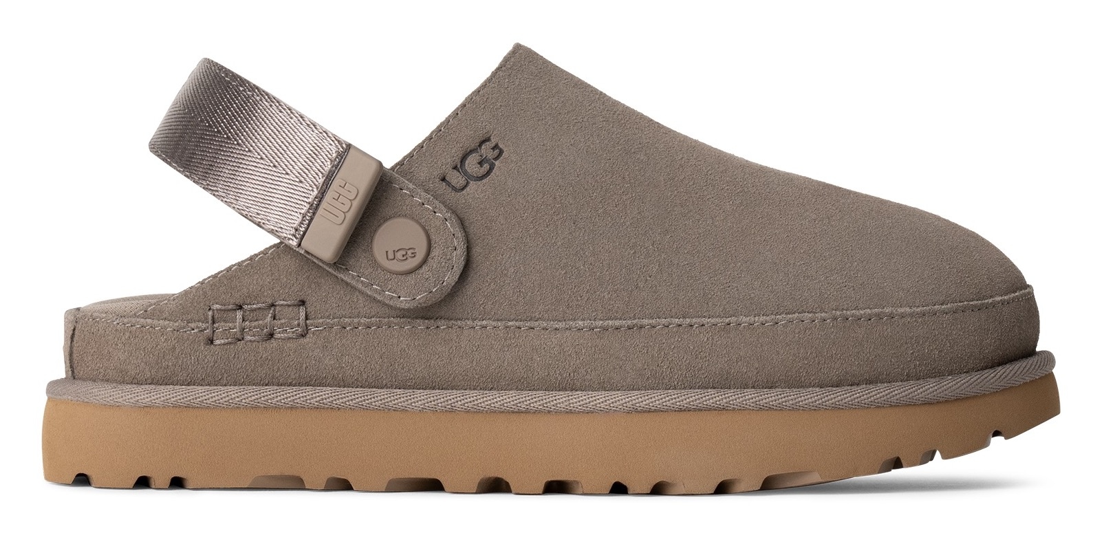 UGG Clog »W GOLDENSTAR CLOG«, Homeslippers, Plateauschuh, Mule mit schwenkbarem Fersenriemen