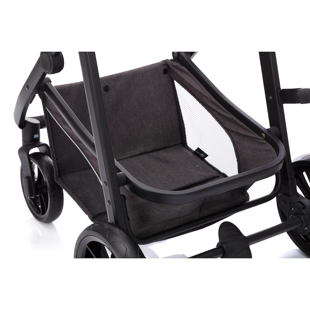 Fillikid Kombi-Kinderwagen »Panther, dunkelgrau«, 22 kg, mit Babyschale; Kinderwagen