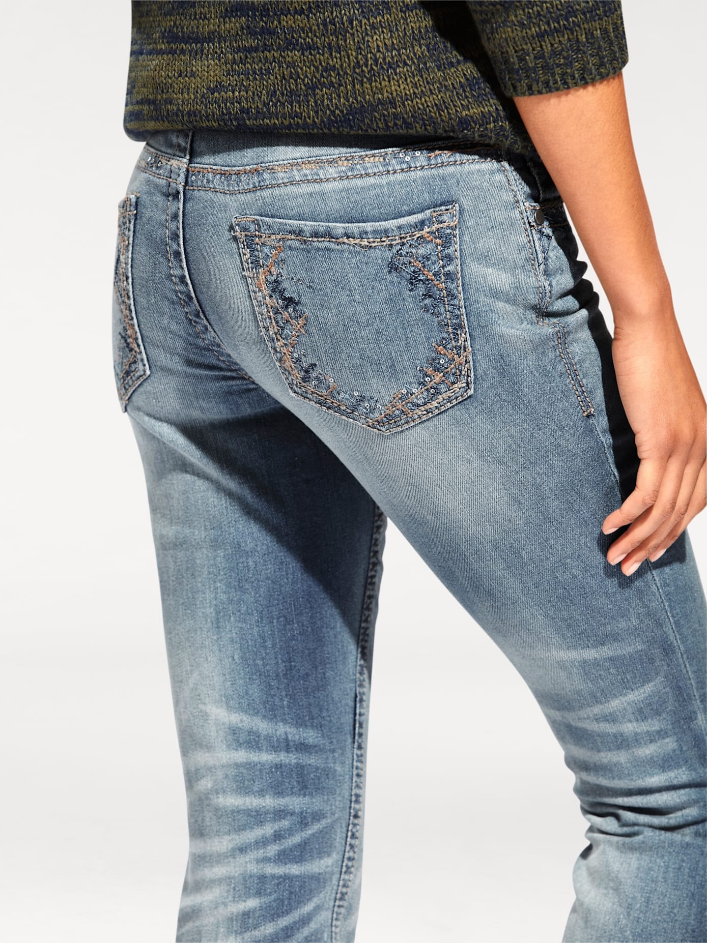 heine Röhrenjeans, (1 tlg.)