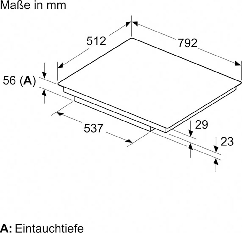 NEFF Flex-Induktions-Kochfeld von SCHOTT CERAN® »T68PTV4L0«, mit intuitiver Twist Pad® Bedienung