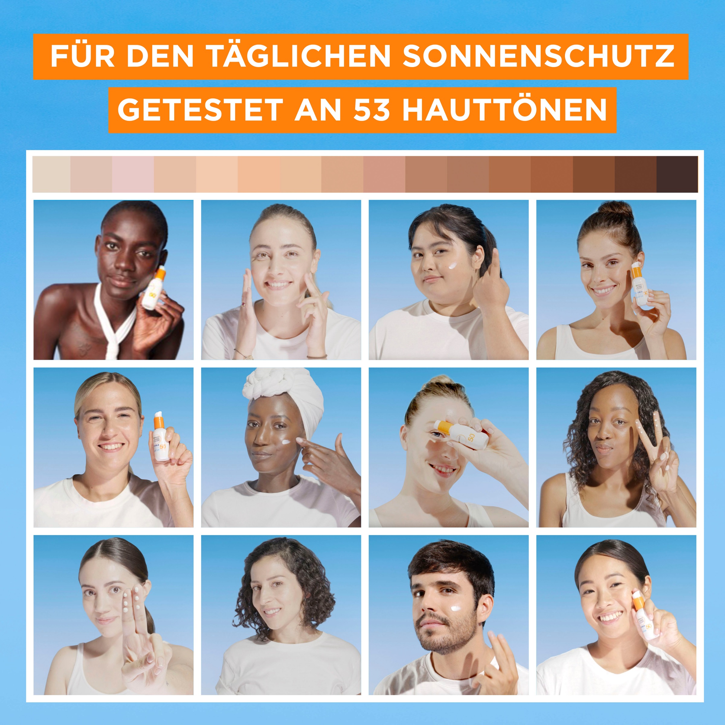 GARNIER Gesichtsserum »Garnier Super UV Sonnenschutz-Serum«, mit hoher Wirksamkeit