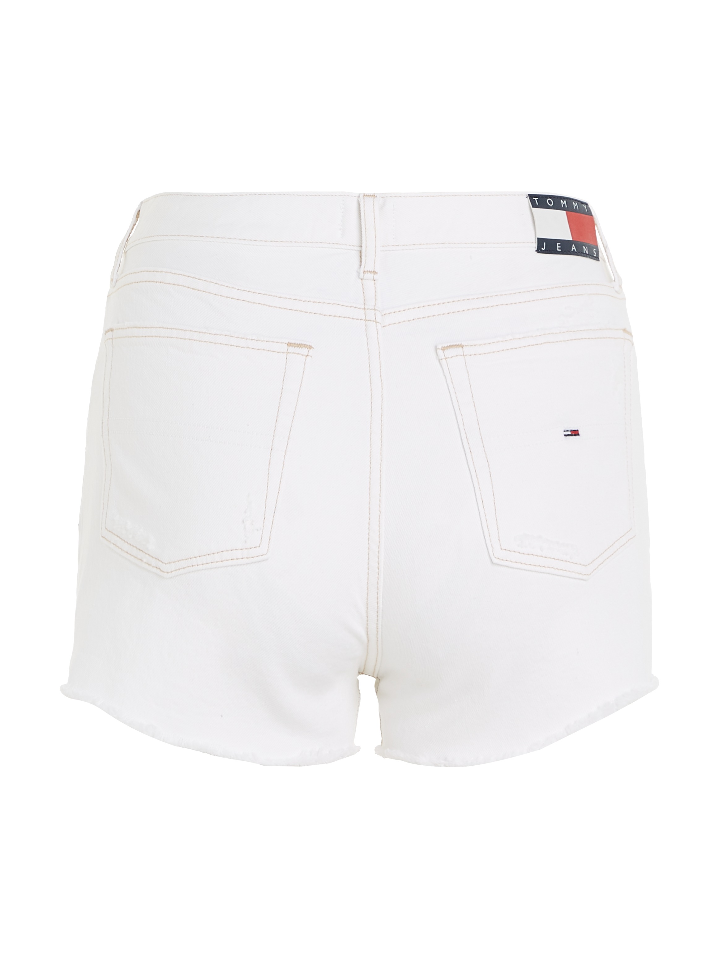 Tommy Jeans Shorts »HOT PANT BH0199«, mit Destroyed Effekten & ausgefranstem Saum
