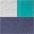 navy, türkis, grau-meliert