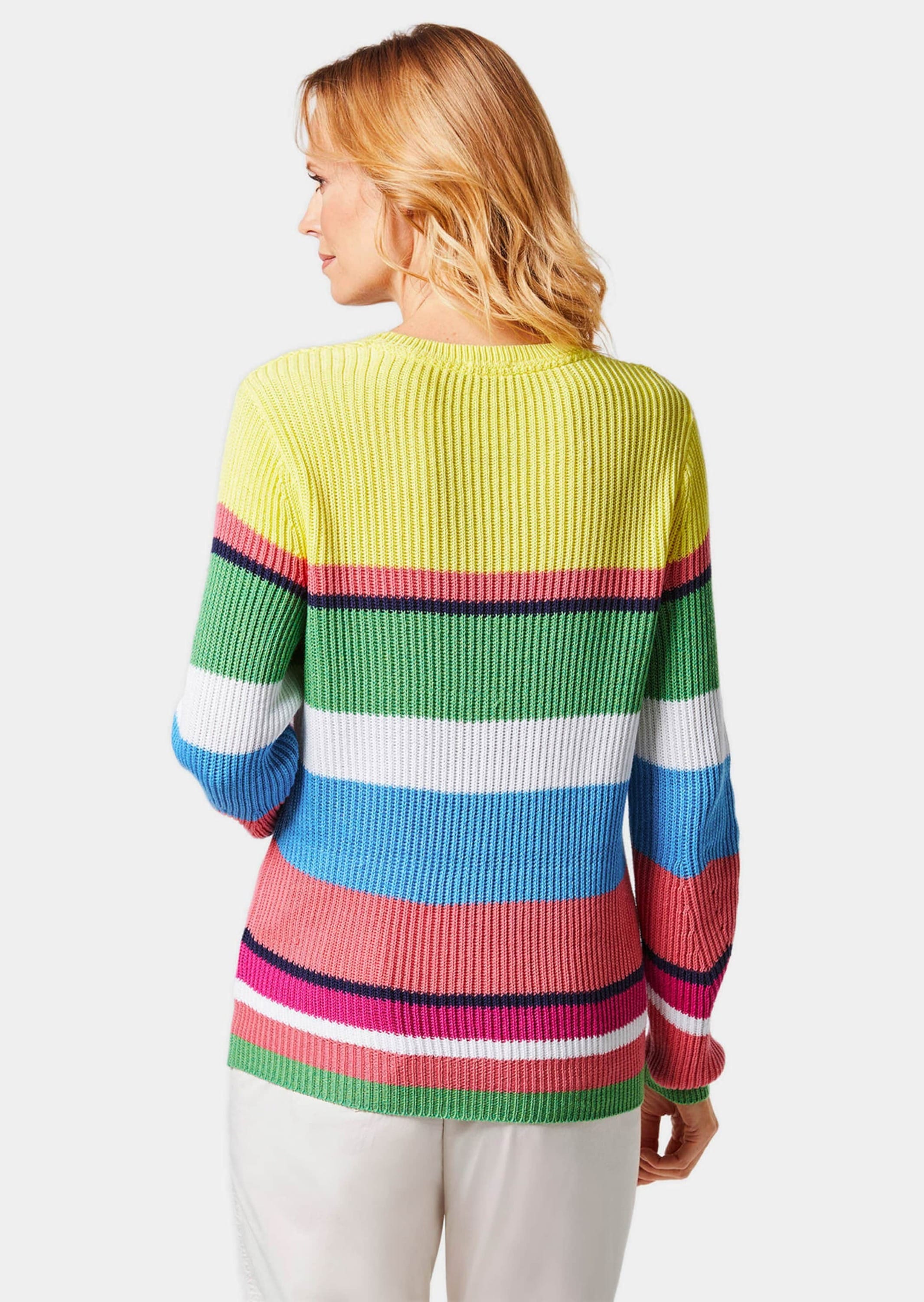 GOLDNER Rundhalspullover »Pullover Pullover im Baumwoll-Mix«