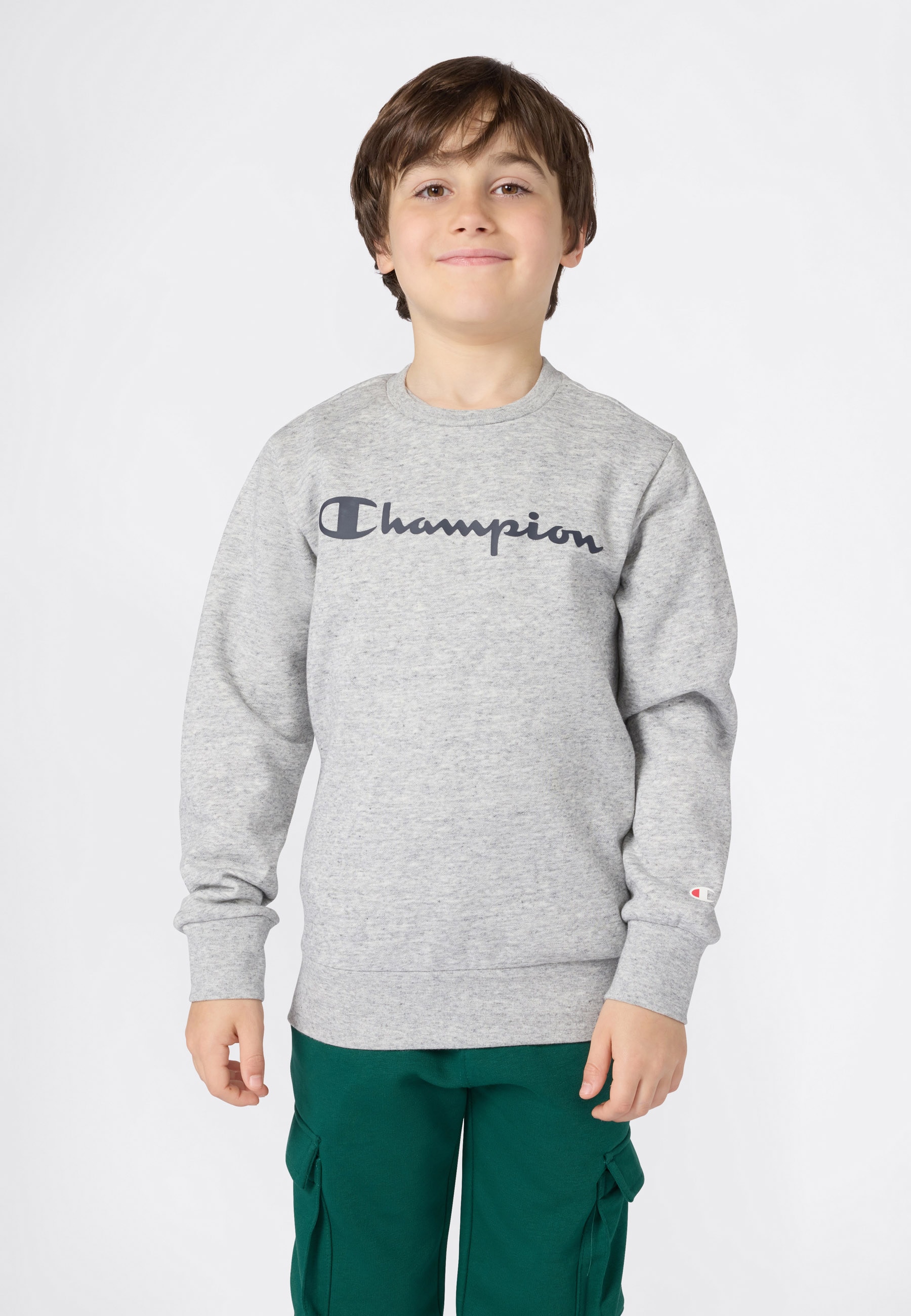 Champion Sweatshirt »SPORTWEAR CREWNECK Standard Fit«, 1 tlg. für Kinder, sportlicher Stil, Rundhalsausschnitt, ohne Verschluss
