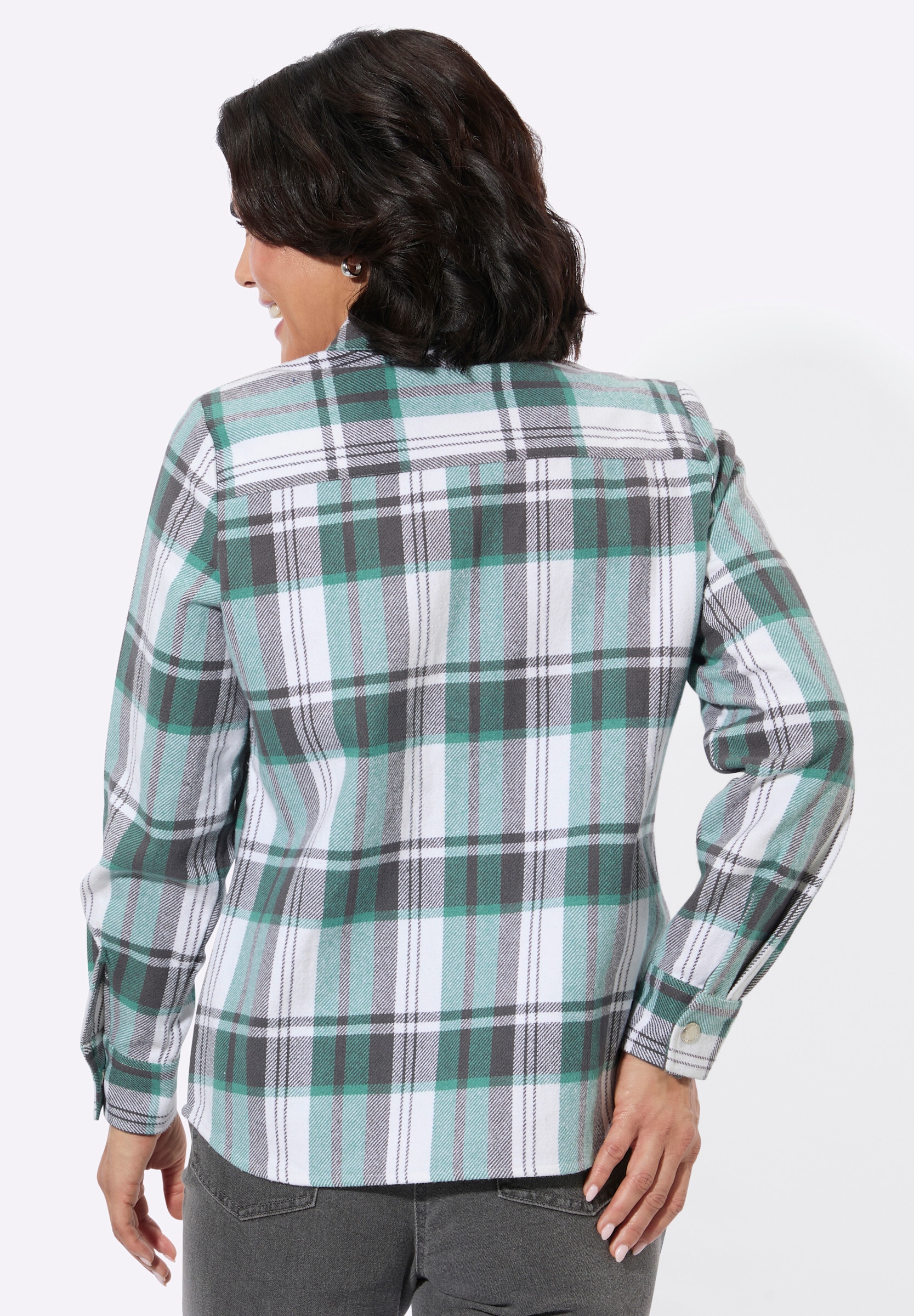 Witt Blusenblazer »Flanell-Bluse Flanellbluse im Karomuster«