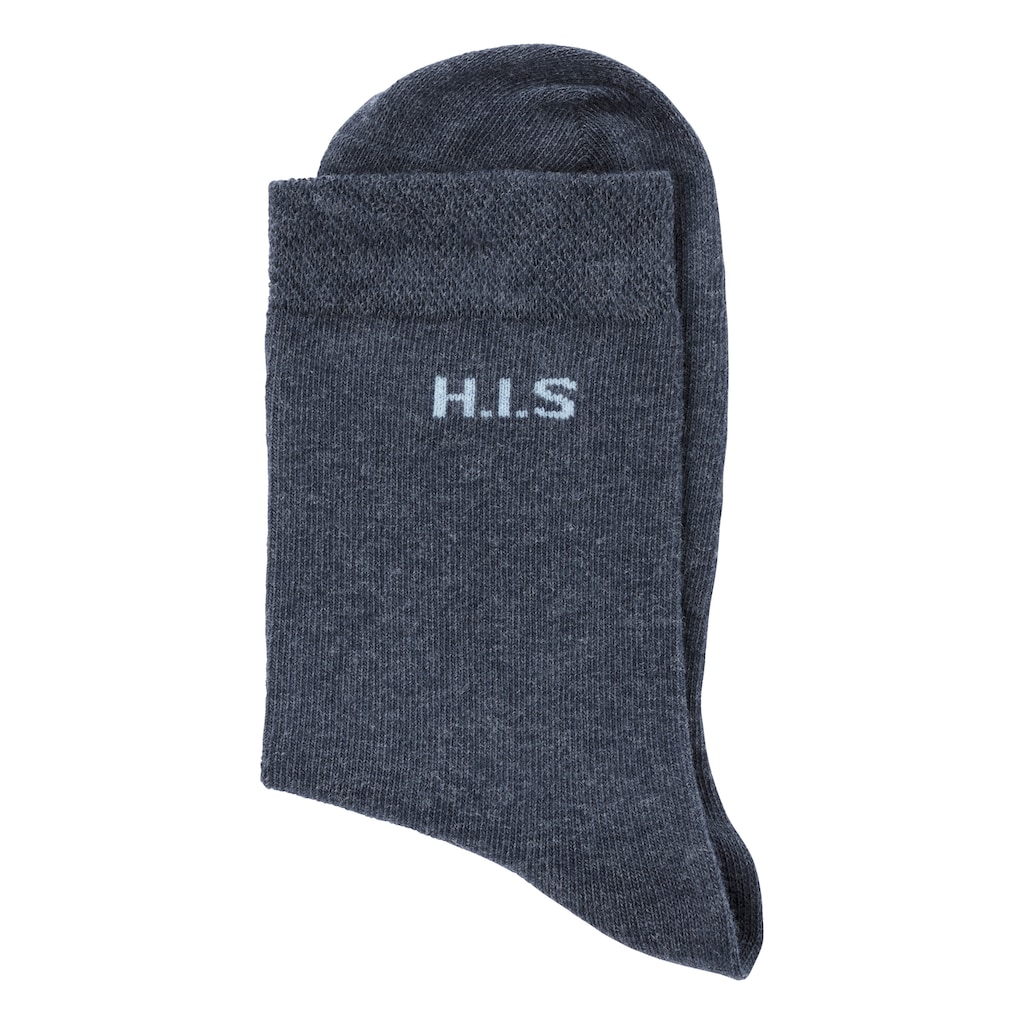 H.I.S Socken, (Set, 4 Paar), ohne einschneidendes Bündchen