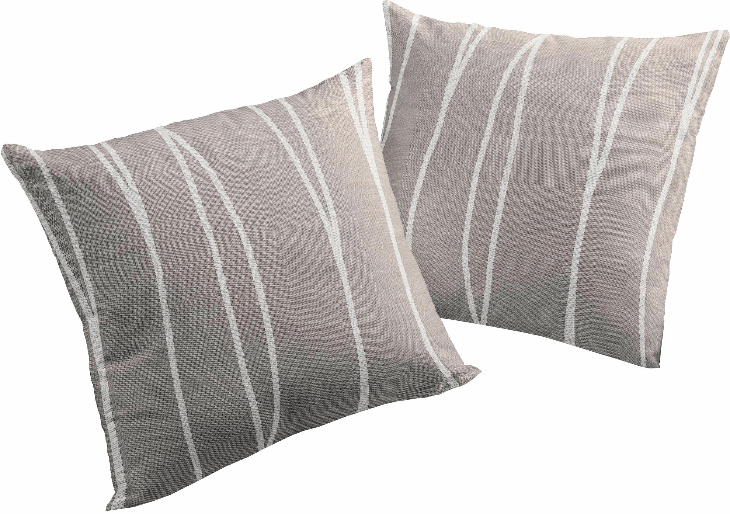 Wirth Dekokissen »DALLAS« Kissenhülle ohne Füllung, 2 Stück