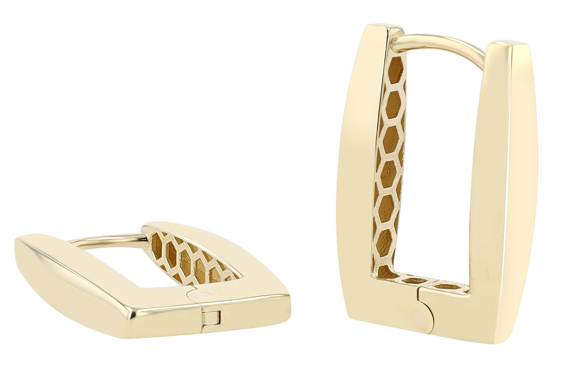 Adelia´s Paar Creolen »Damen Ohrringe ¿ Klappcreole aus 333 Gold«