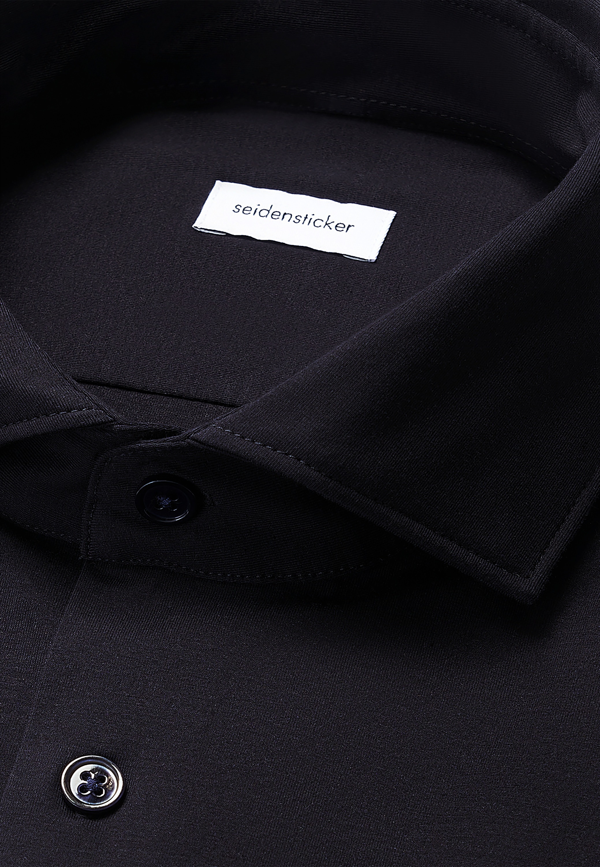 seidensticker Businesshemd »Schwarze Rose« Slim 1/1 Kentkragen Uni