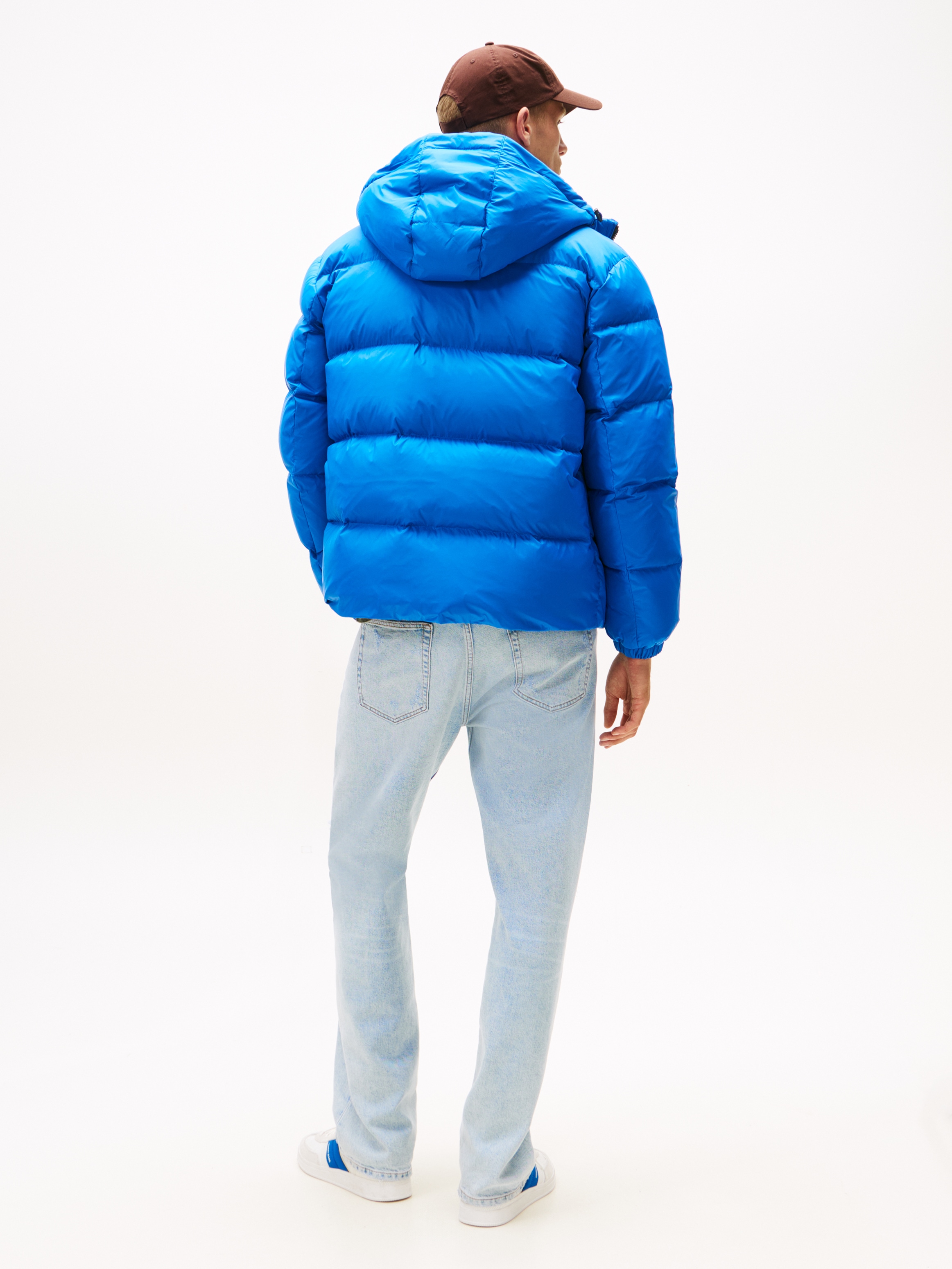 Tommy Jeans Steppjacke »TJM ESSENTIAL DOWN JACKET EXT« mit Kapuze Winterjacke Outdoorjacke Gefüttert 2 in 1 Jacke abnehmbare Kapuze