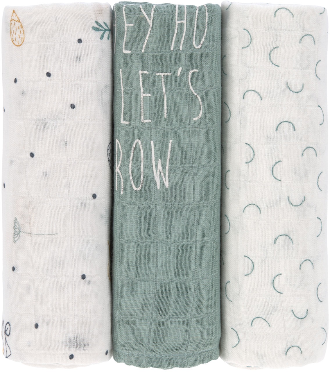 Lässig Stoffwindeln »Garden Explorer, Traktor, Mulltuch-Set« Set, 3 Stk. tlg. in grün