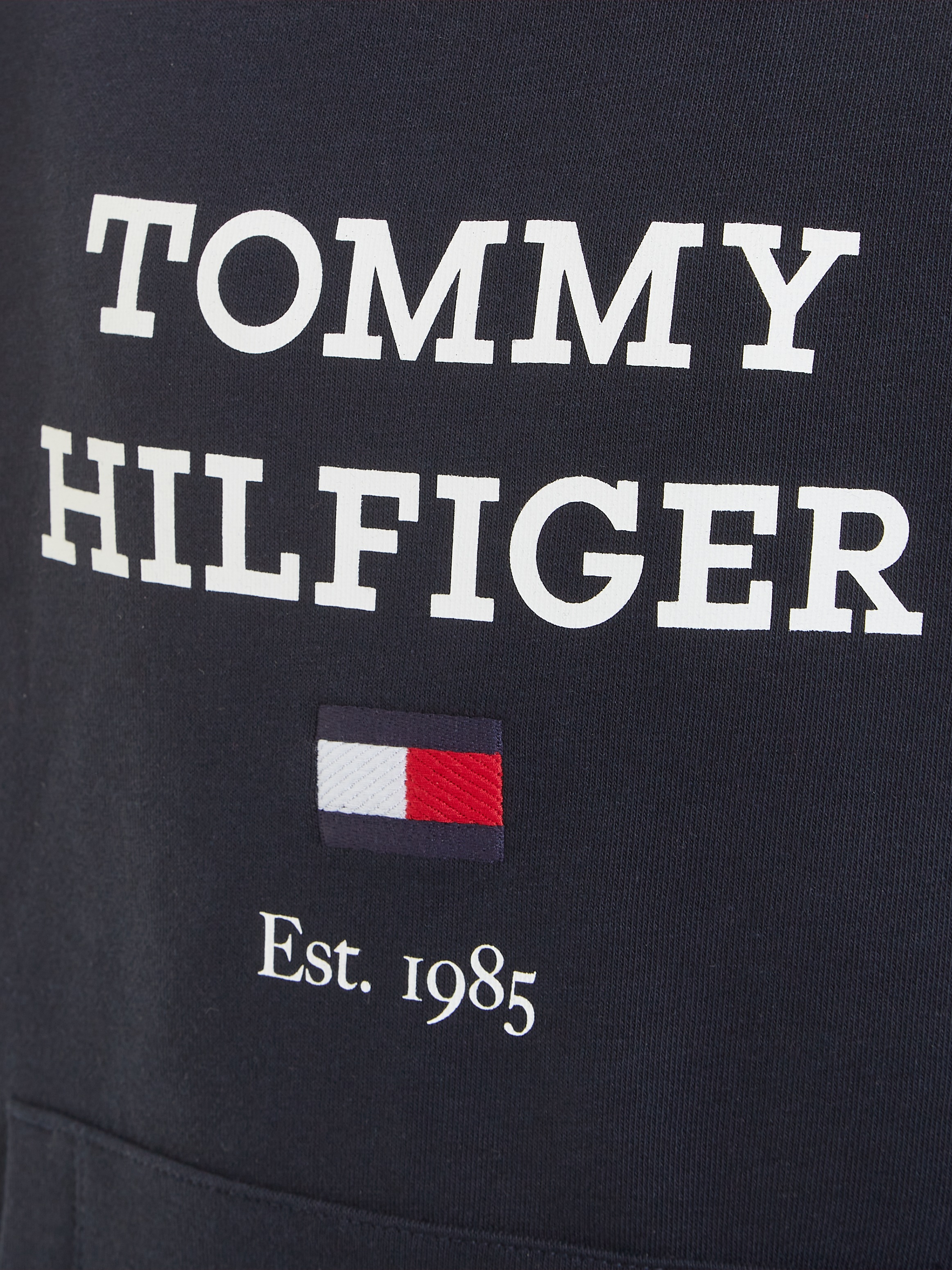 Tommy Hilfiger Kapuzensweatshirt »TH LOGO HOODIE SWEATSET«, (2 tlg.), mit Markendetails